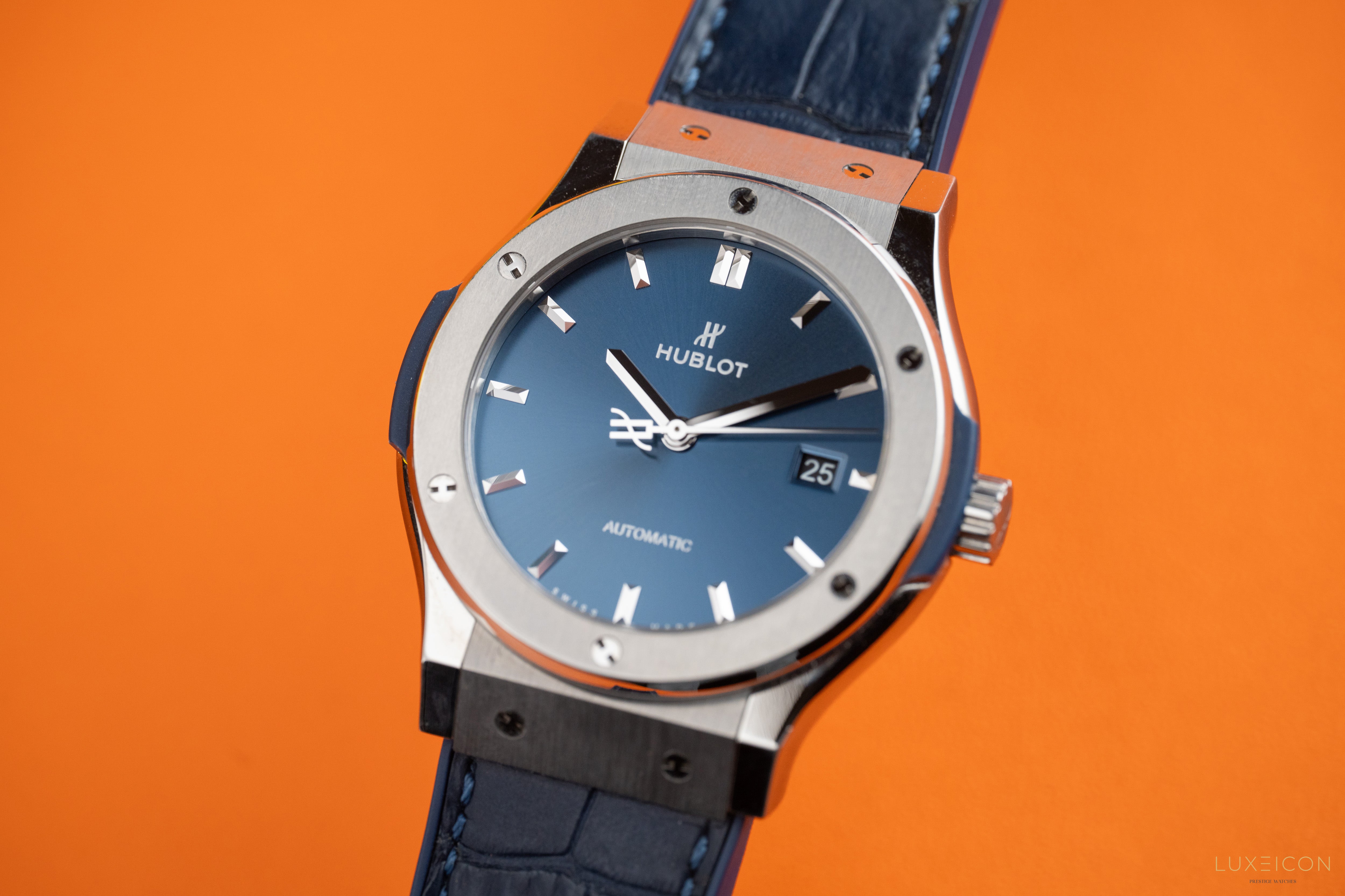 Hublot Classic Fusion Blue 542.NX.7170.LR Automatic Titanium