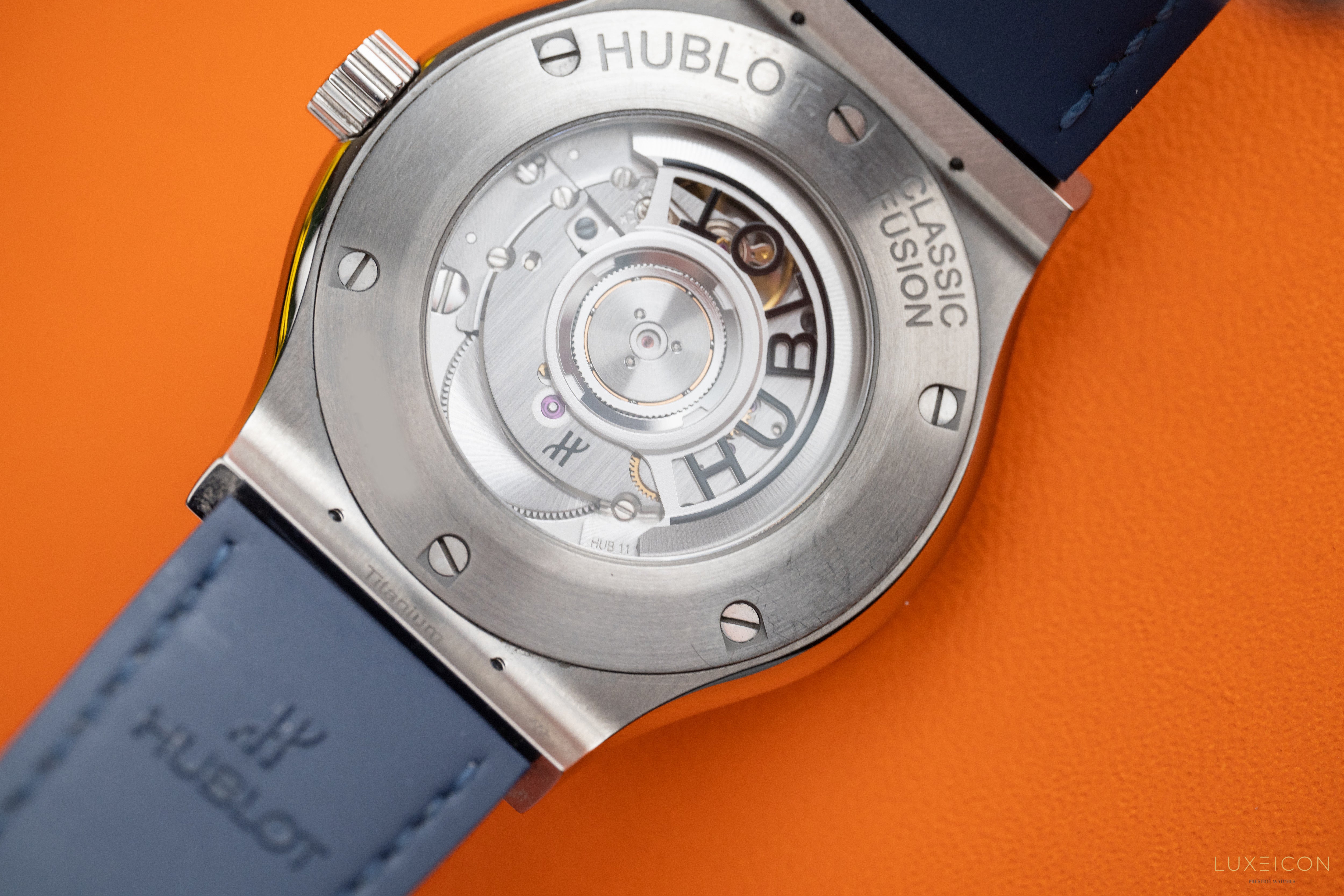 Hublot Classic Fusion Blue 542.NX.7170.LR Automatic Titanium
