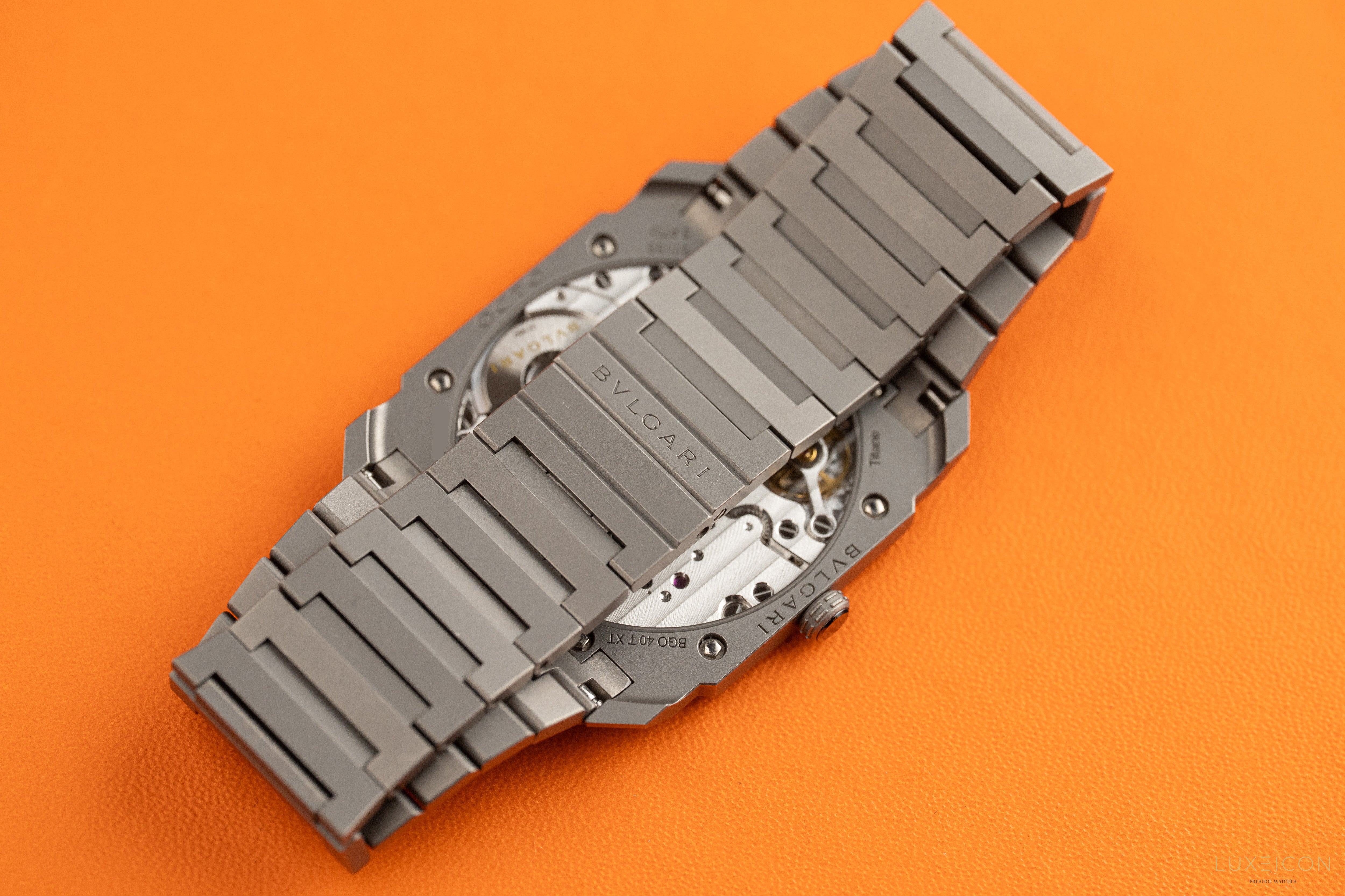Bulgari Octo Finissimo Extra Thin Automatic 40mm Titanium Grey Mens Watch Bvlgari 103137