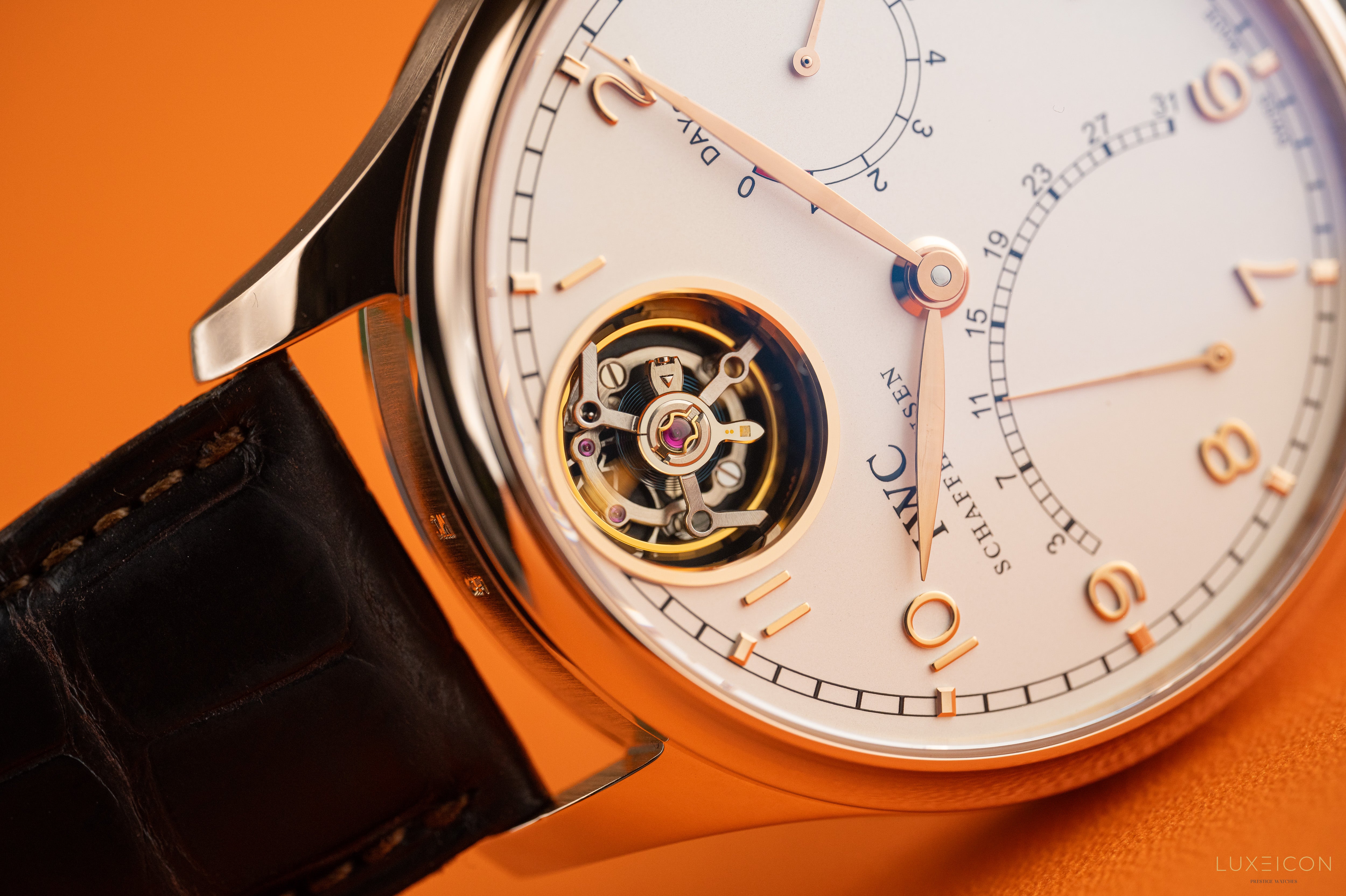 IWC Portuguese Tourbillon Limited to 500 rose gold automatic watch 44MM