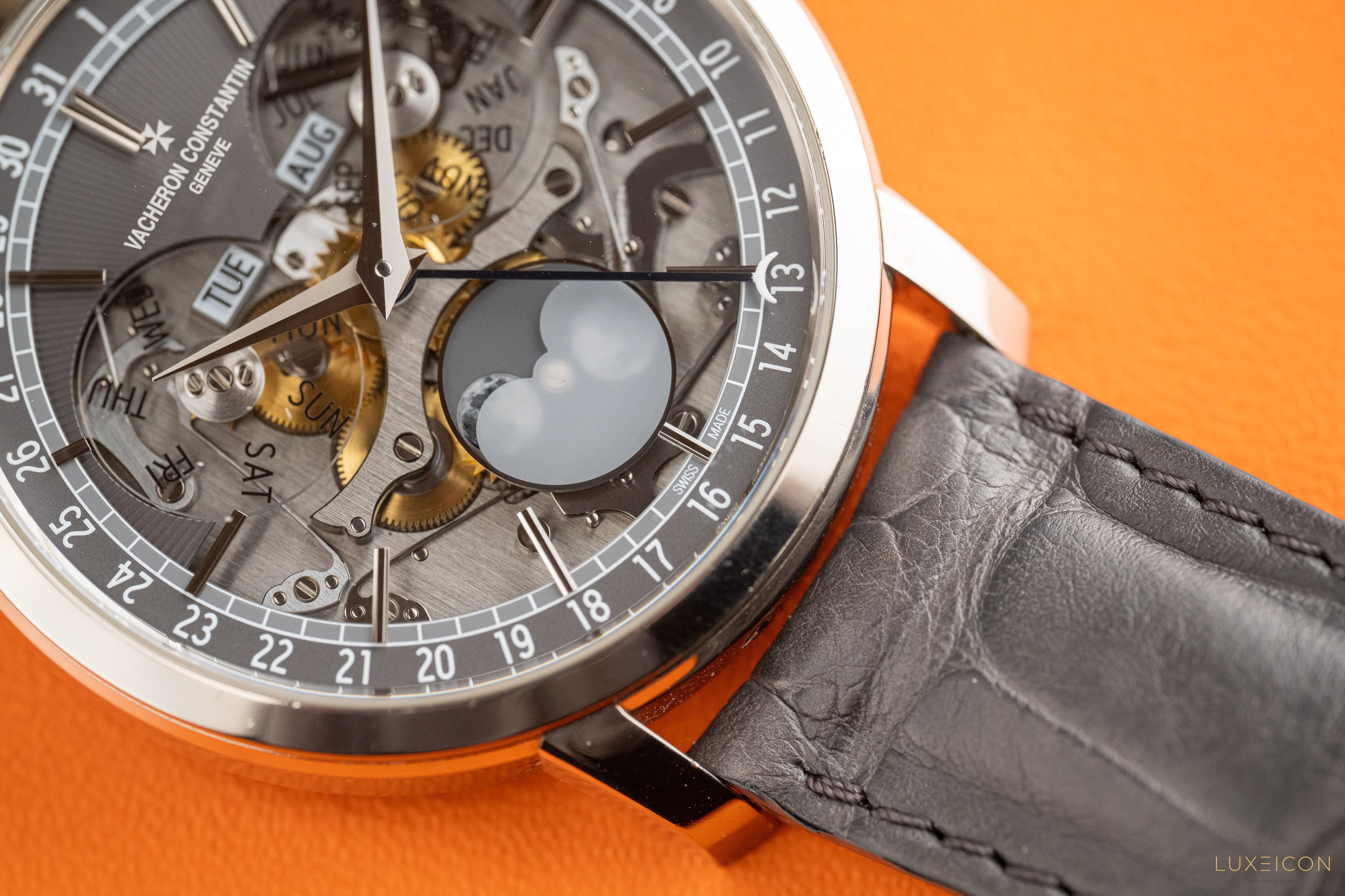 Vacheron Constantin Traditionnelle White Gold Complete Calendar Openface 4020T/000G-B655