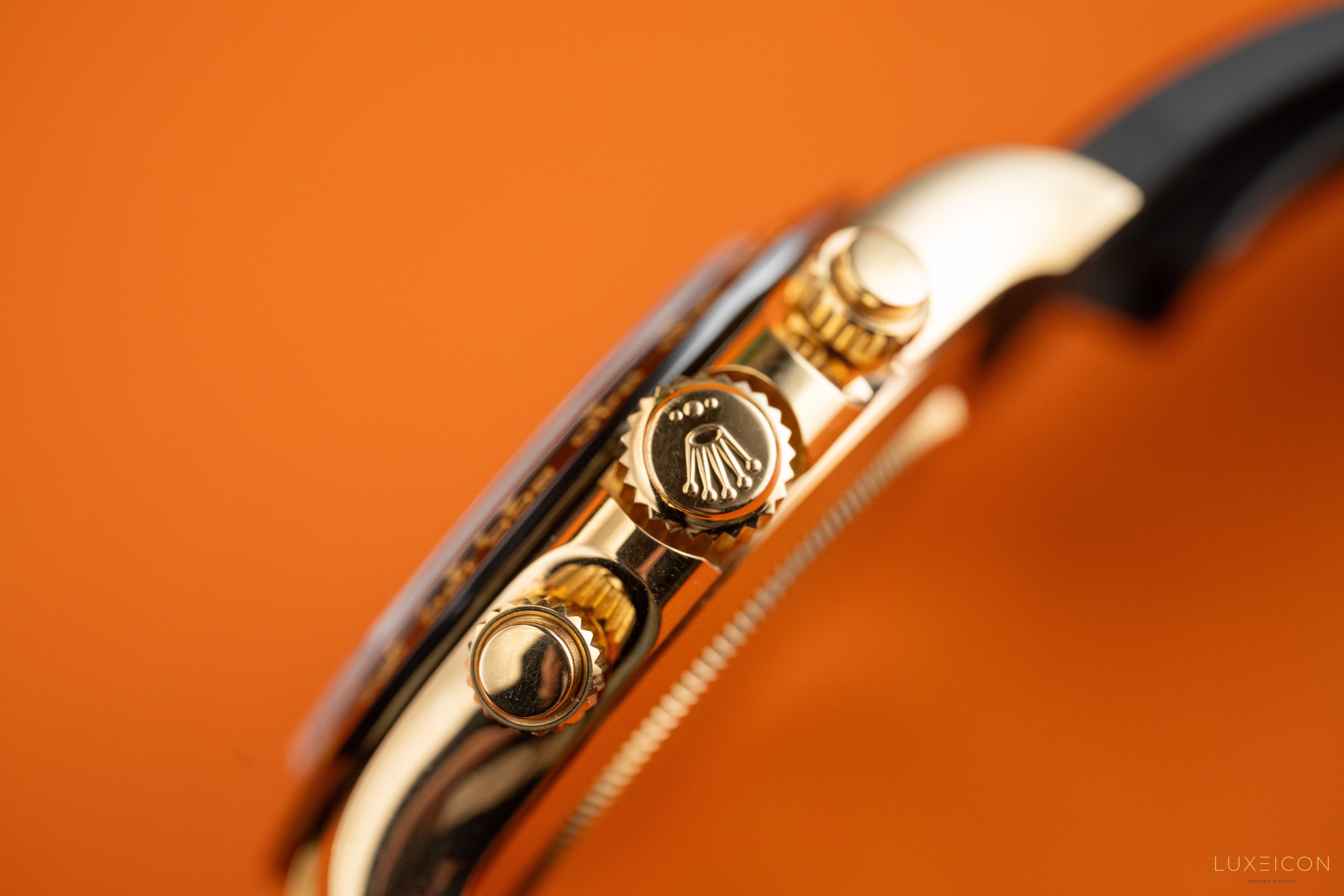 Rolex Daytona 116518LN MOP Diamond dial Yellow Gold Oysterflex Discontinued Dial