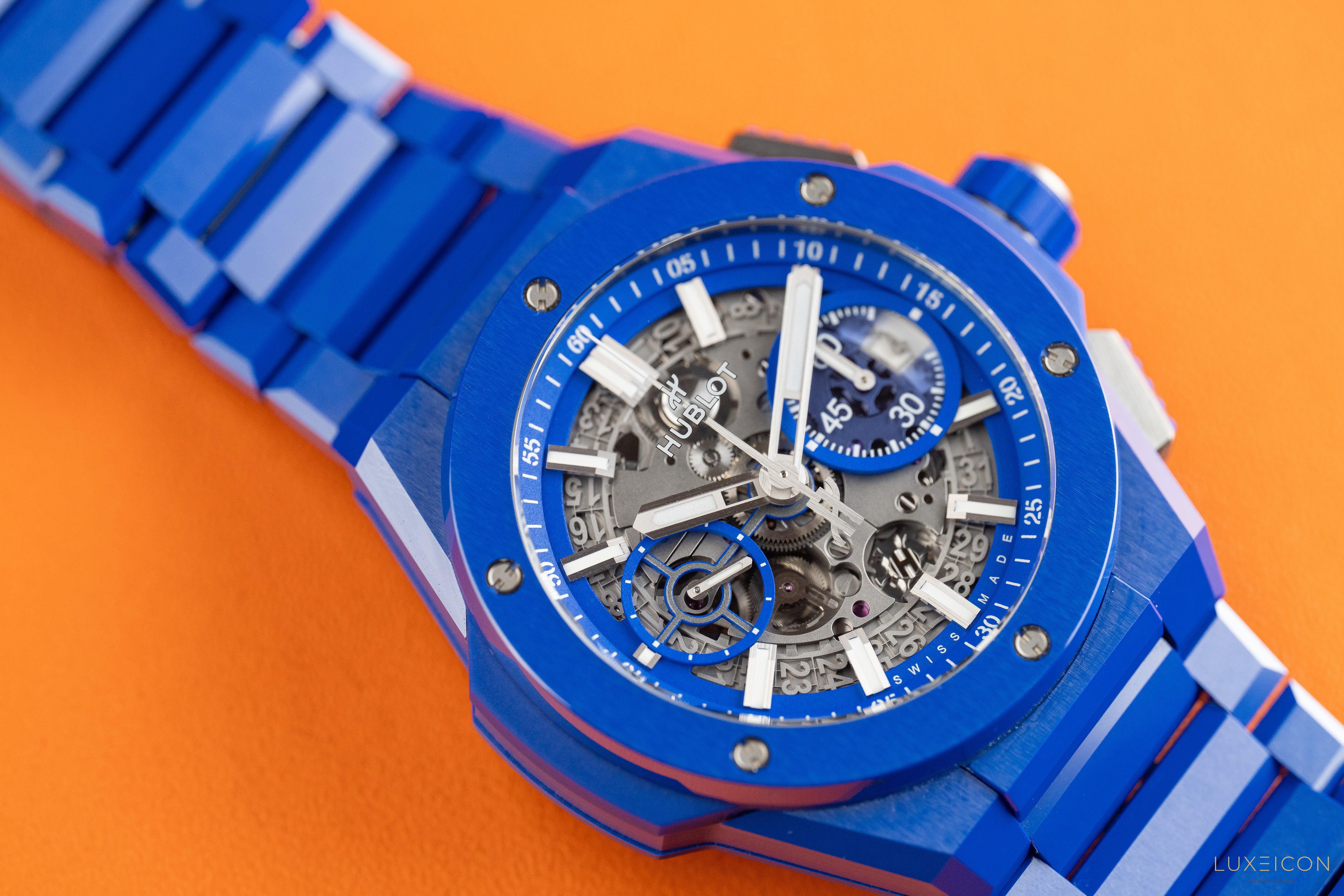 Hublot Big Bang Integrated Indigo Blue Ceramic 451.EX.5129.EX Limited Edition