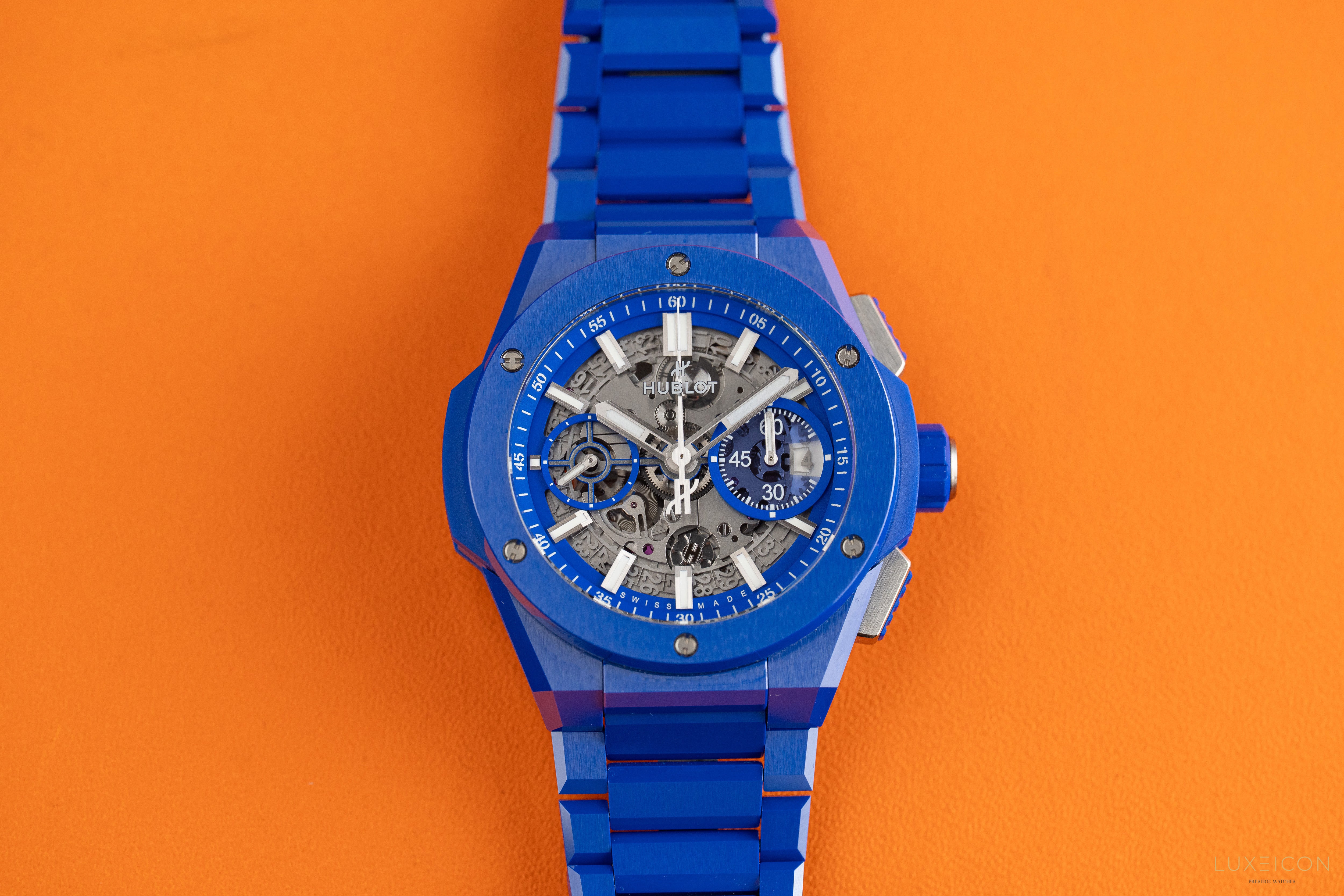 Hublot Big Bang Integrated Indigo Blue Ceramic 451.EX.5129.EX Limited Edition