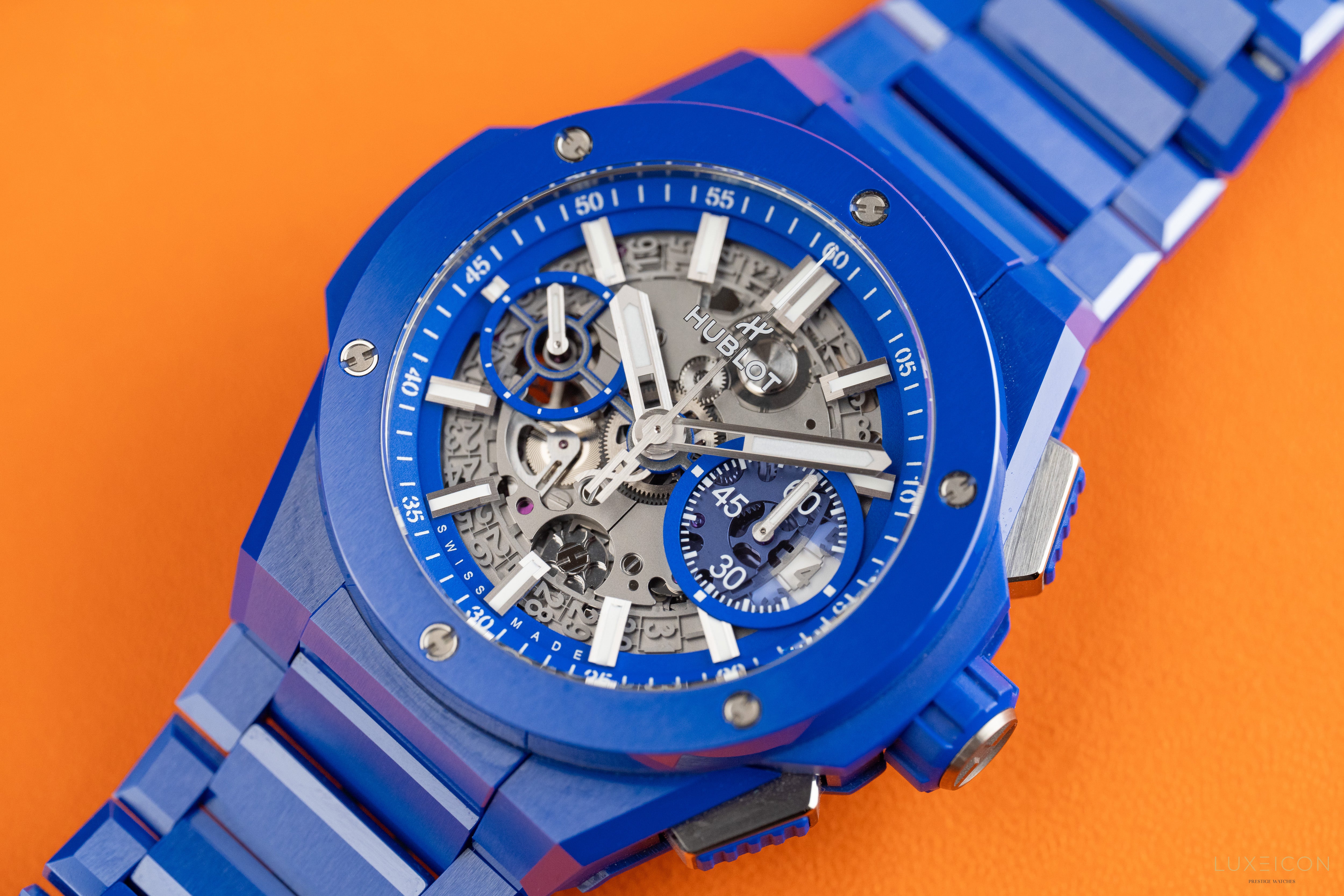 Hublot Big Bang Integrated Indigo Blue Ceramic 451.EX.5129.EX Limited Edition
