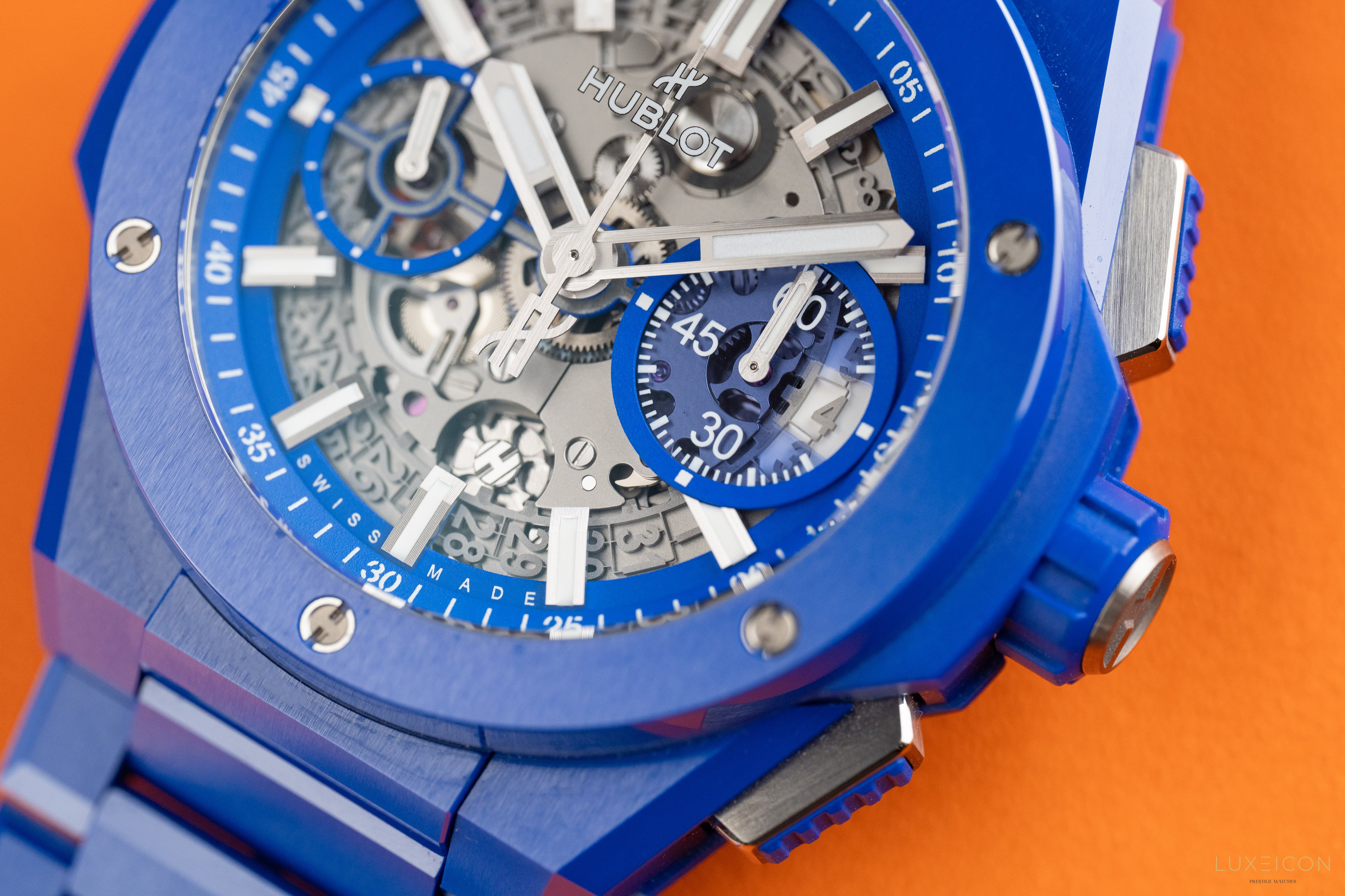 Hublot Big Bang Integrated Indigo Blue Ceramic 451.EX.5129.EX Limited Edition