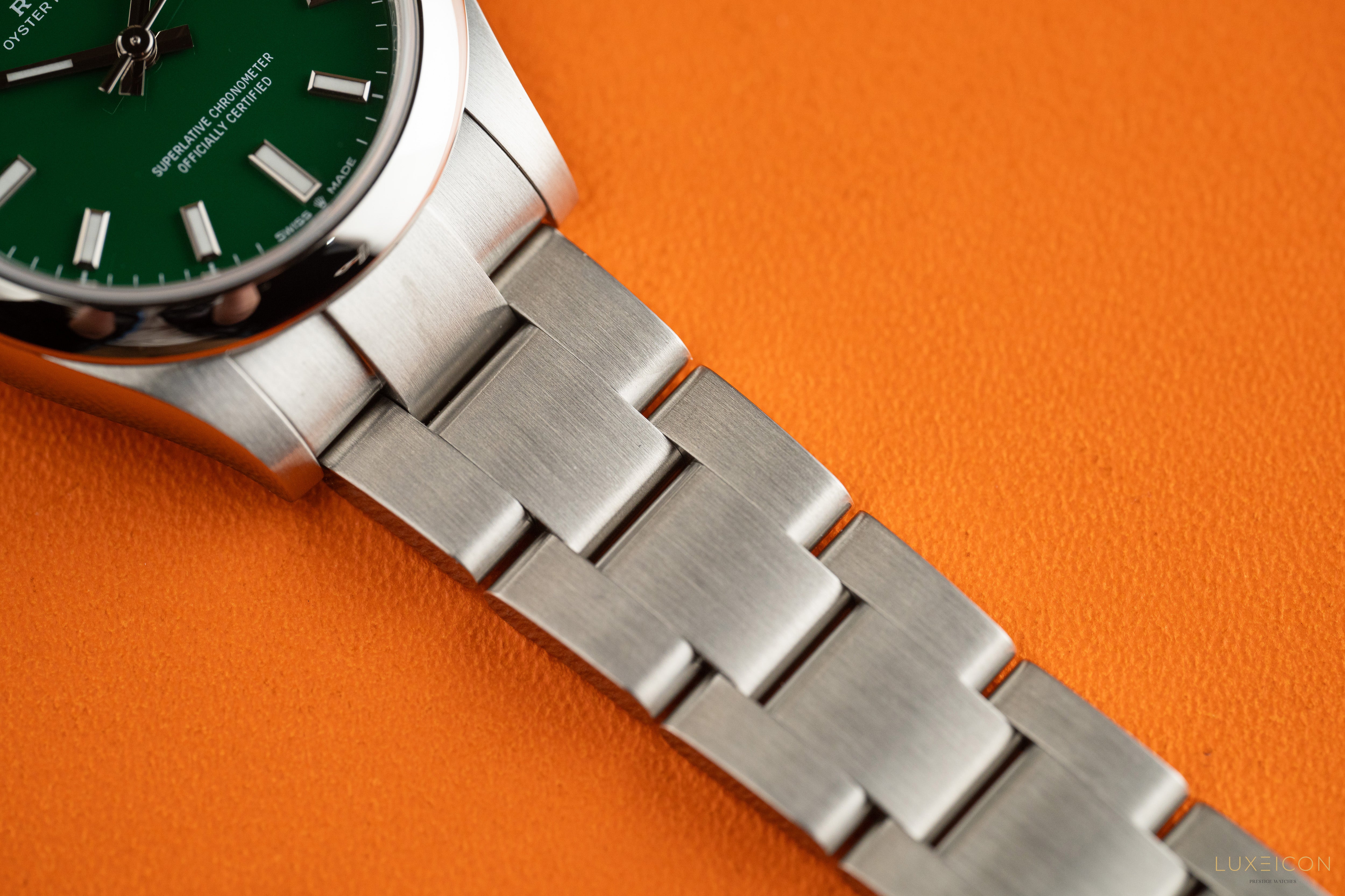 Rolex Oyster Perpetual 31 31mm Stainless Steel Green dial 2025