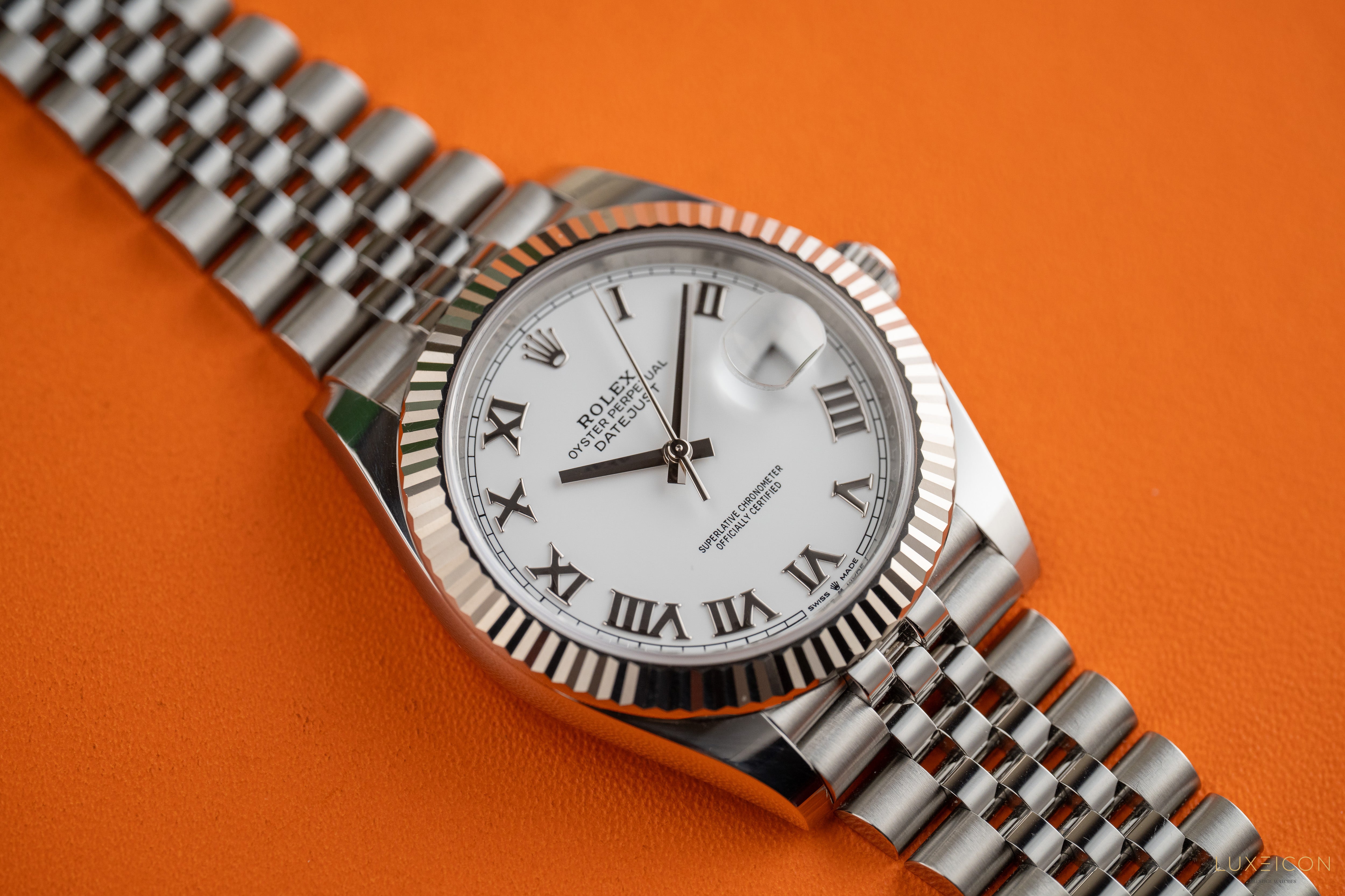 Rolex Datejust 41mm Stainless Steel 126334 White Roman 2024