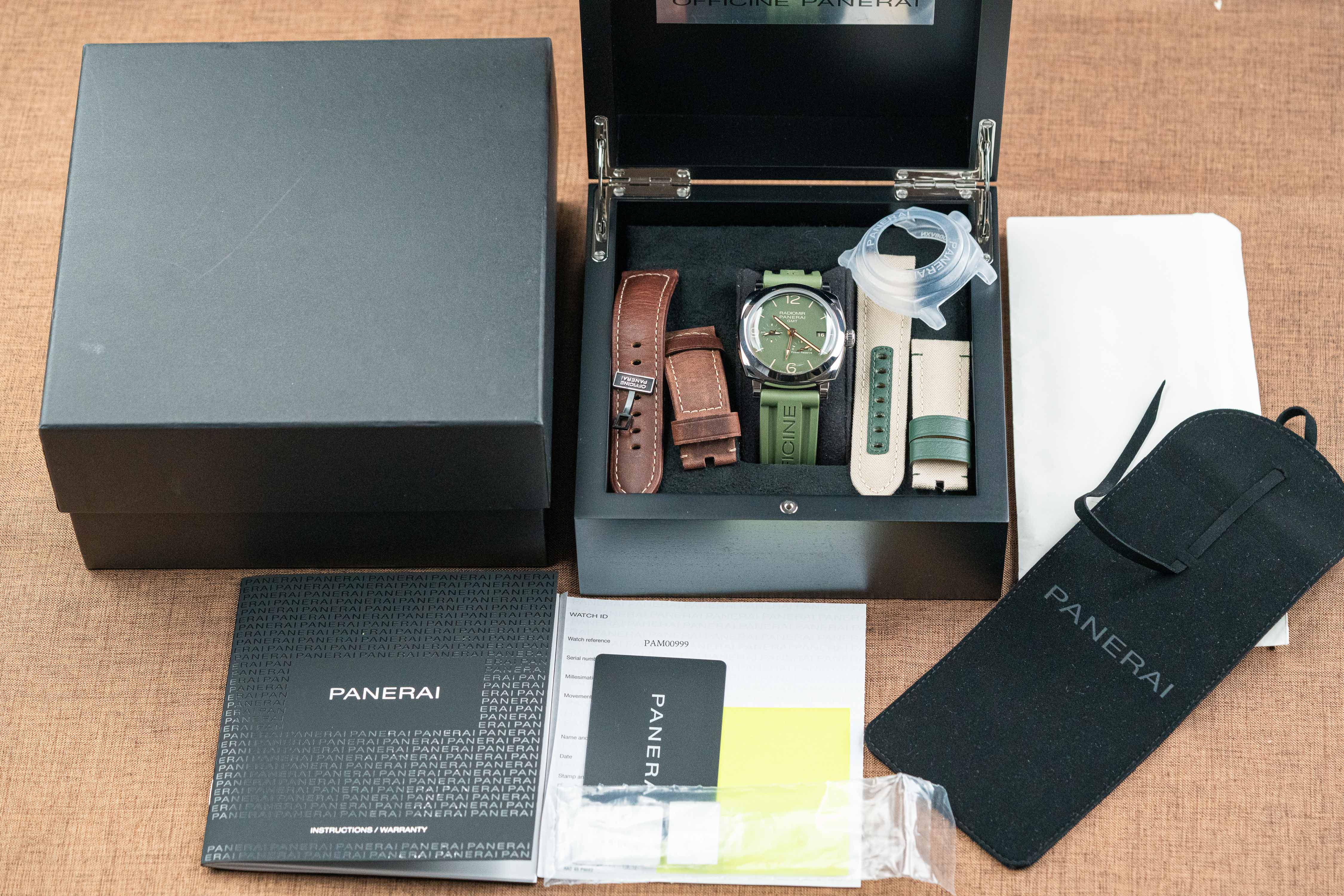 Panerai Radiomir GMT Limited Edition GREEN PAM00999 45mm 2019