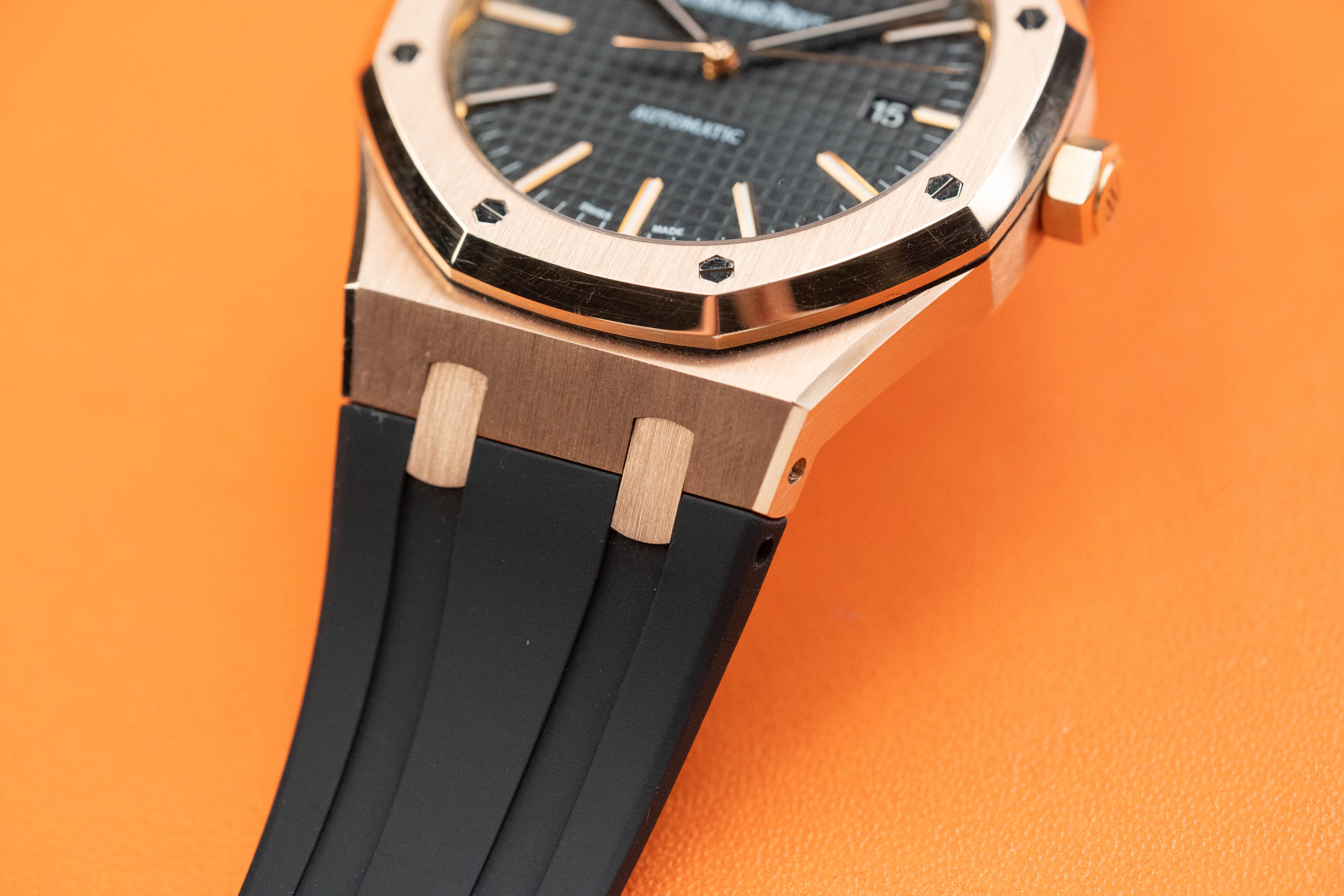 Audemars Piguet Royal Oak 18K Rose Gold 15400OR 2013 fullset