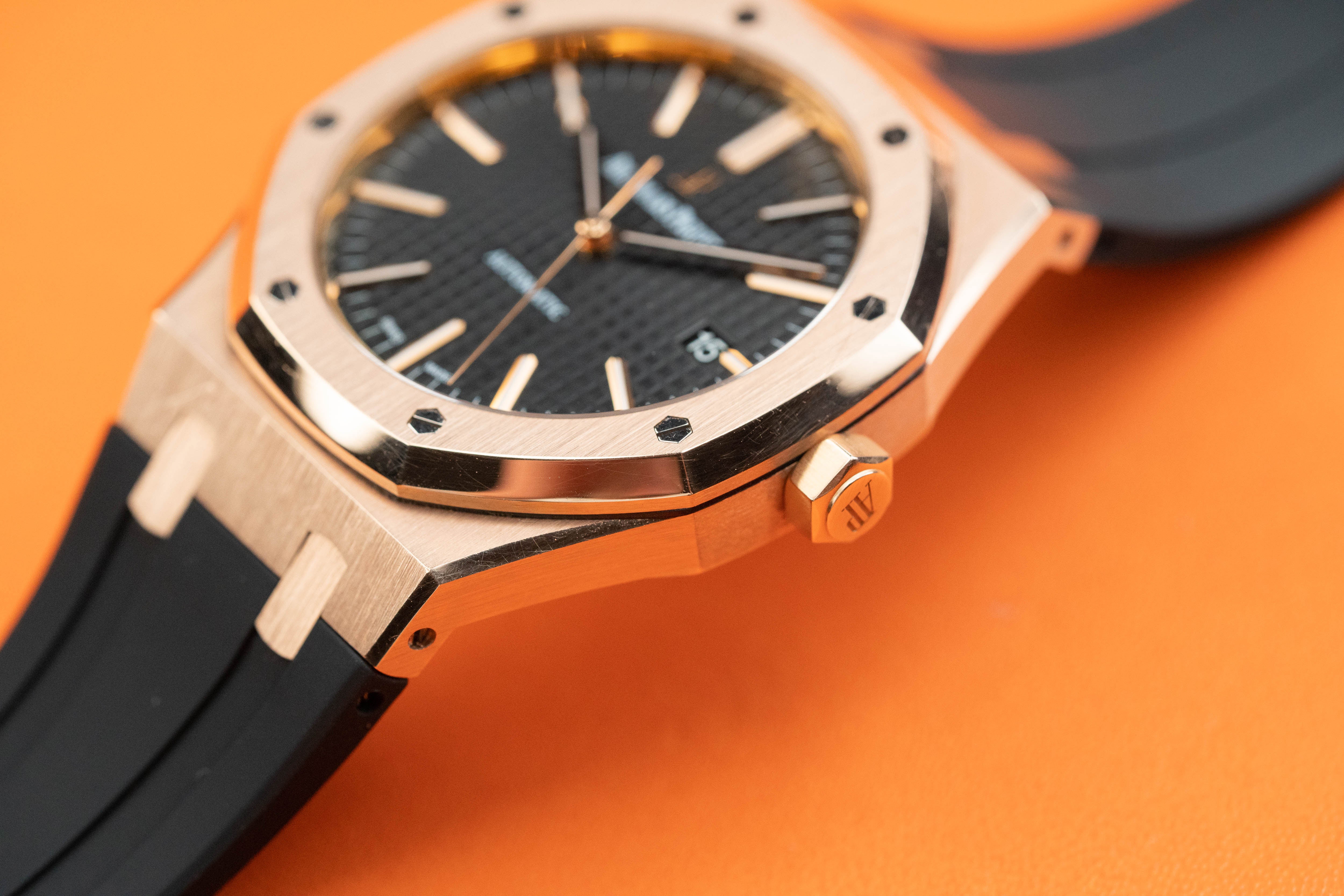 Audemars Piguet Royal Oak 18K Rose Gold 15400OR 2013 fullset