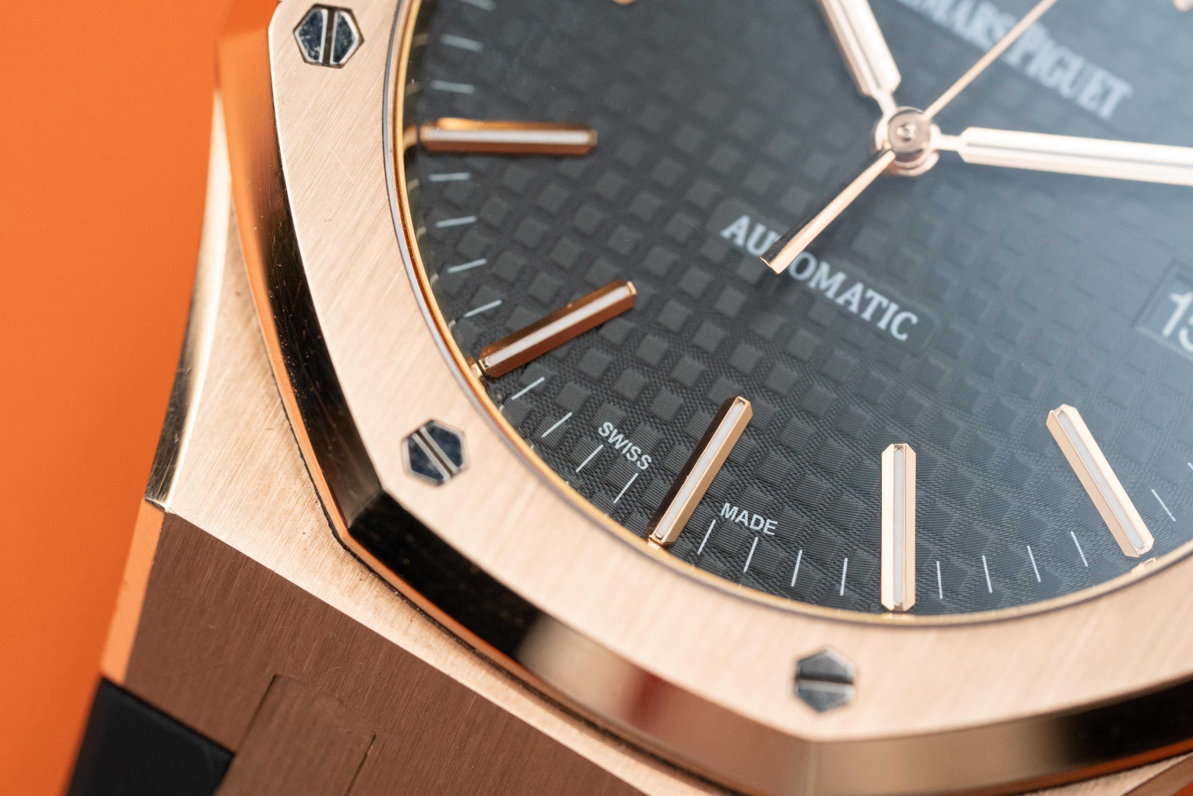 Audemars Piguet Royal Oak 18K Rose Gold 15400OR 2013 fullset