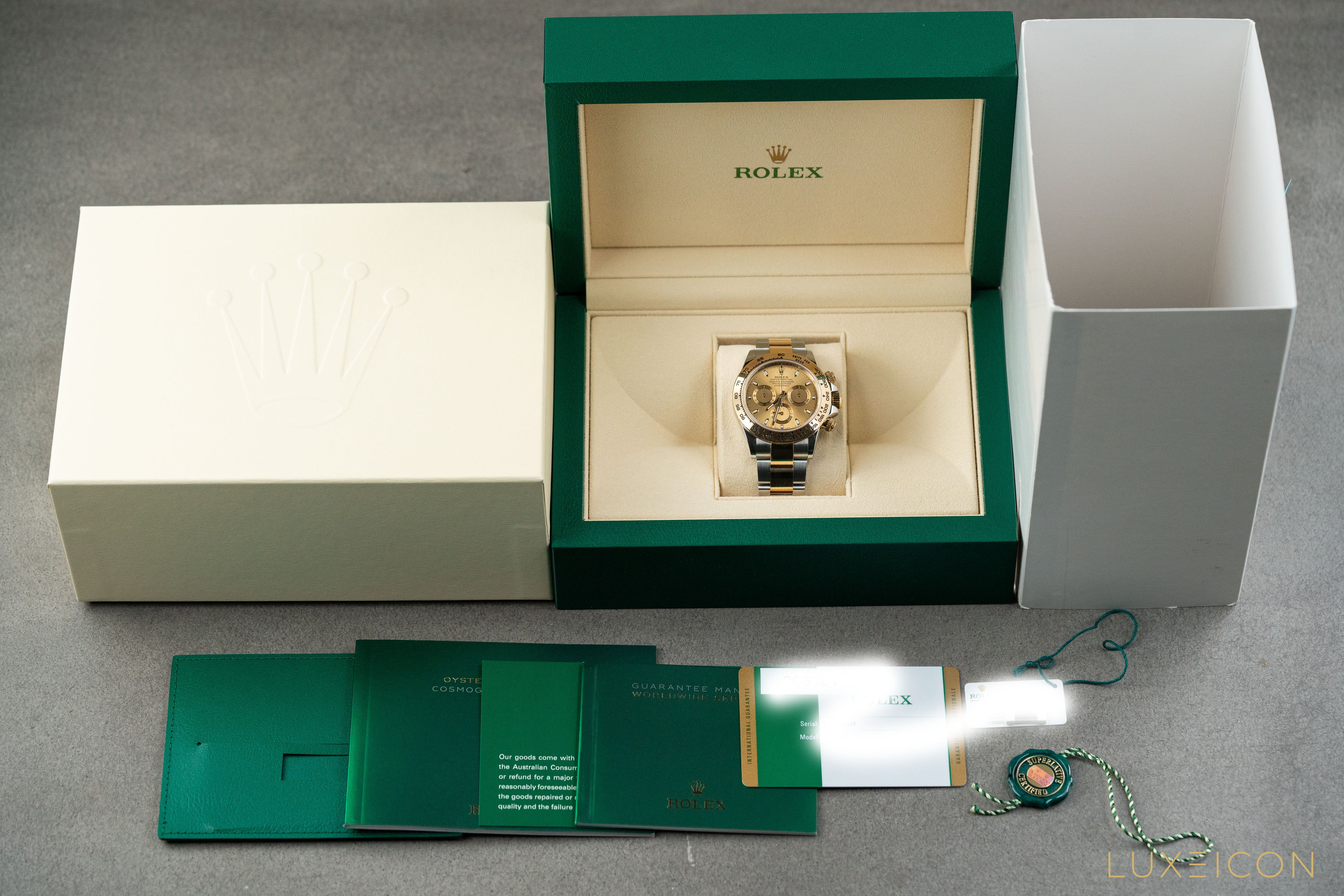 Rolex Daytona Cosmograph 40 Yellow Gold Champagne Dial 116503 2019