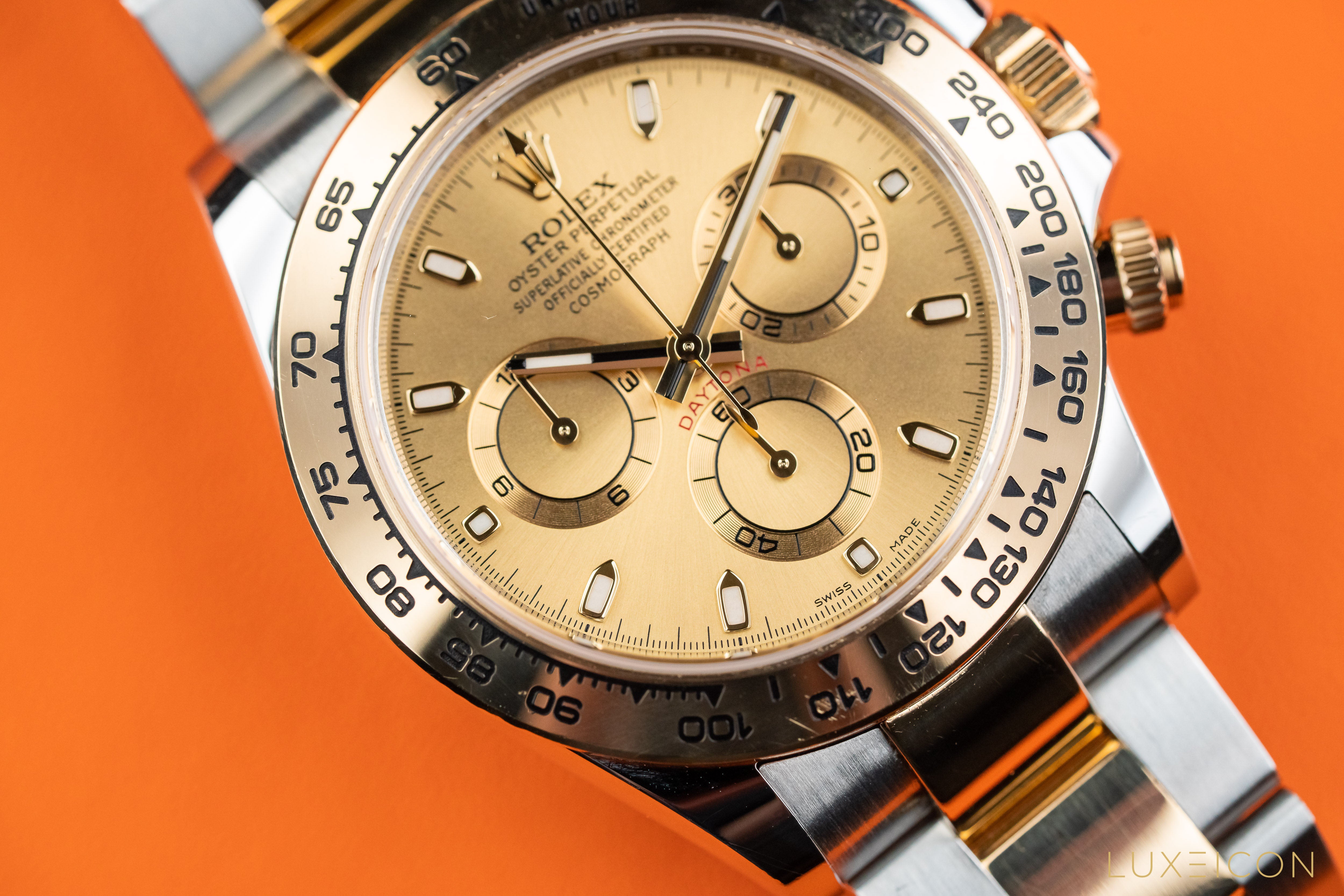 Rolex Daytona Cosmograph 40 Yellow Gold Champagne Dial 116503 2019