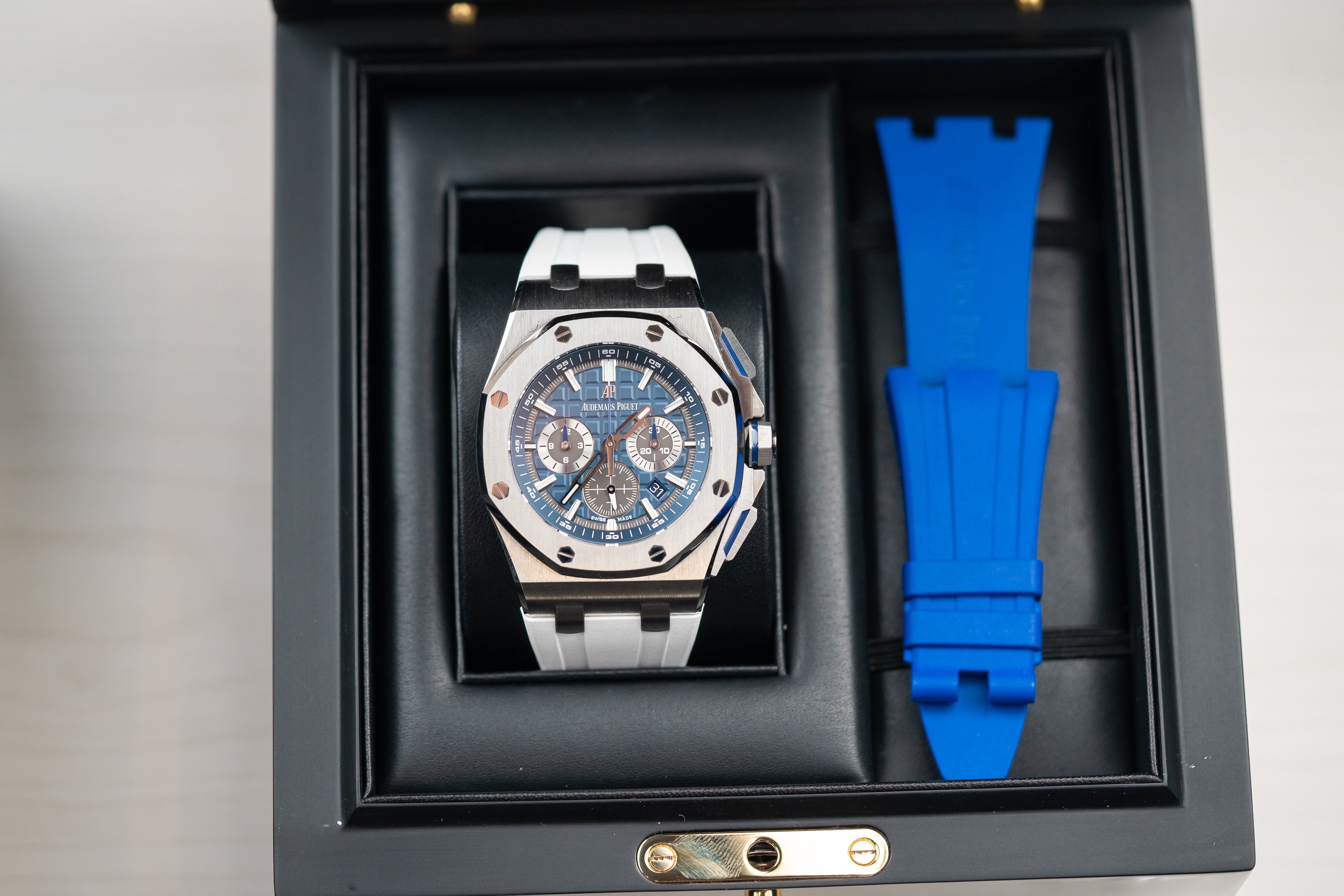 Audemars Piguet Royal Oak Offshore Titanium Chronograph 42mm Blue Dial 2019