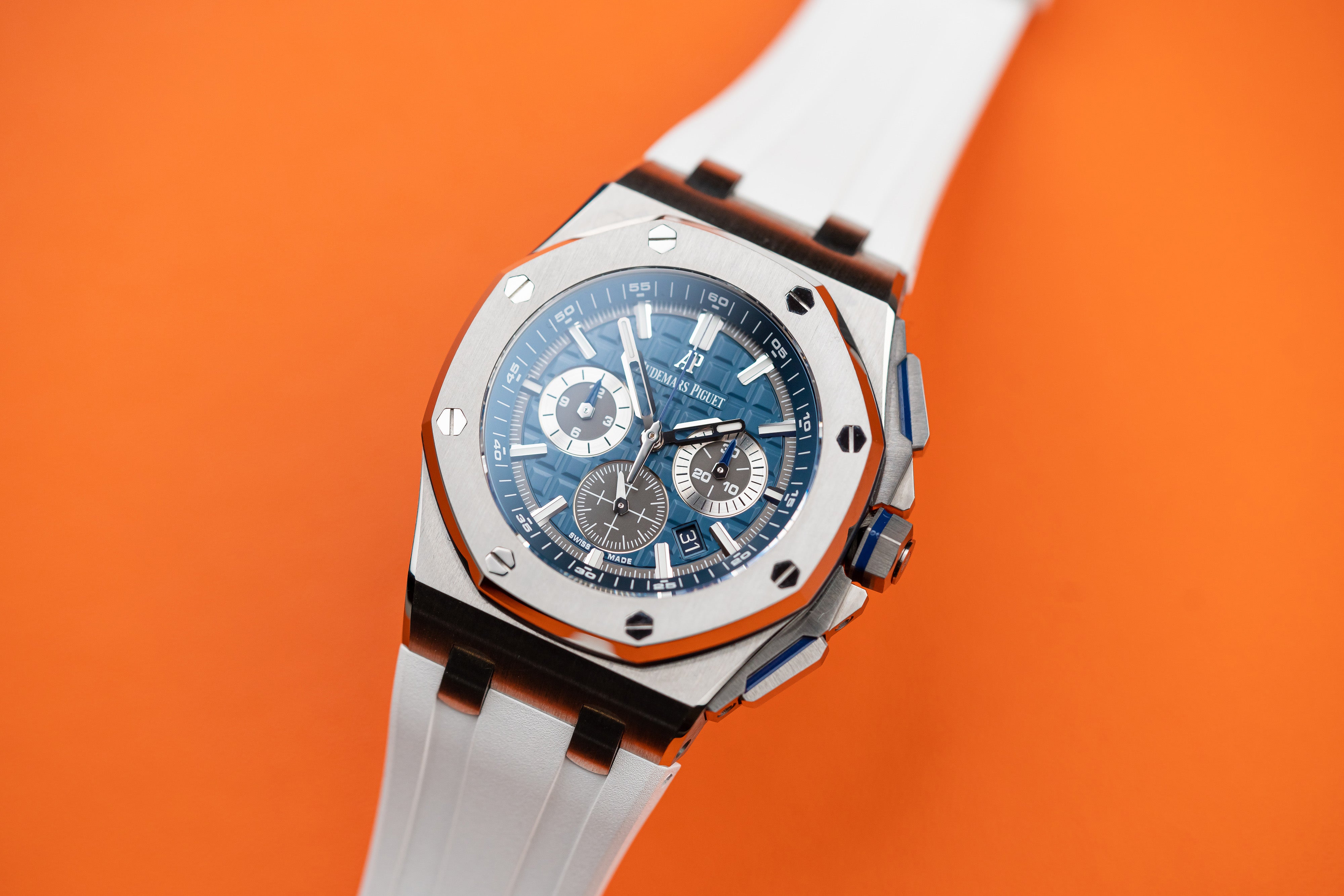 Audemars Piguet Royal Oak Offshore Titanium Chronograph 42mm Blue Dial 2019