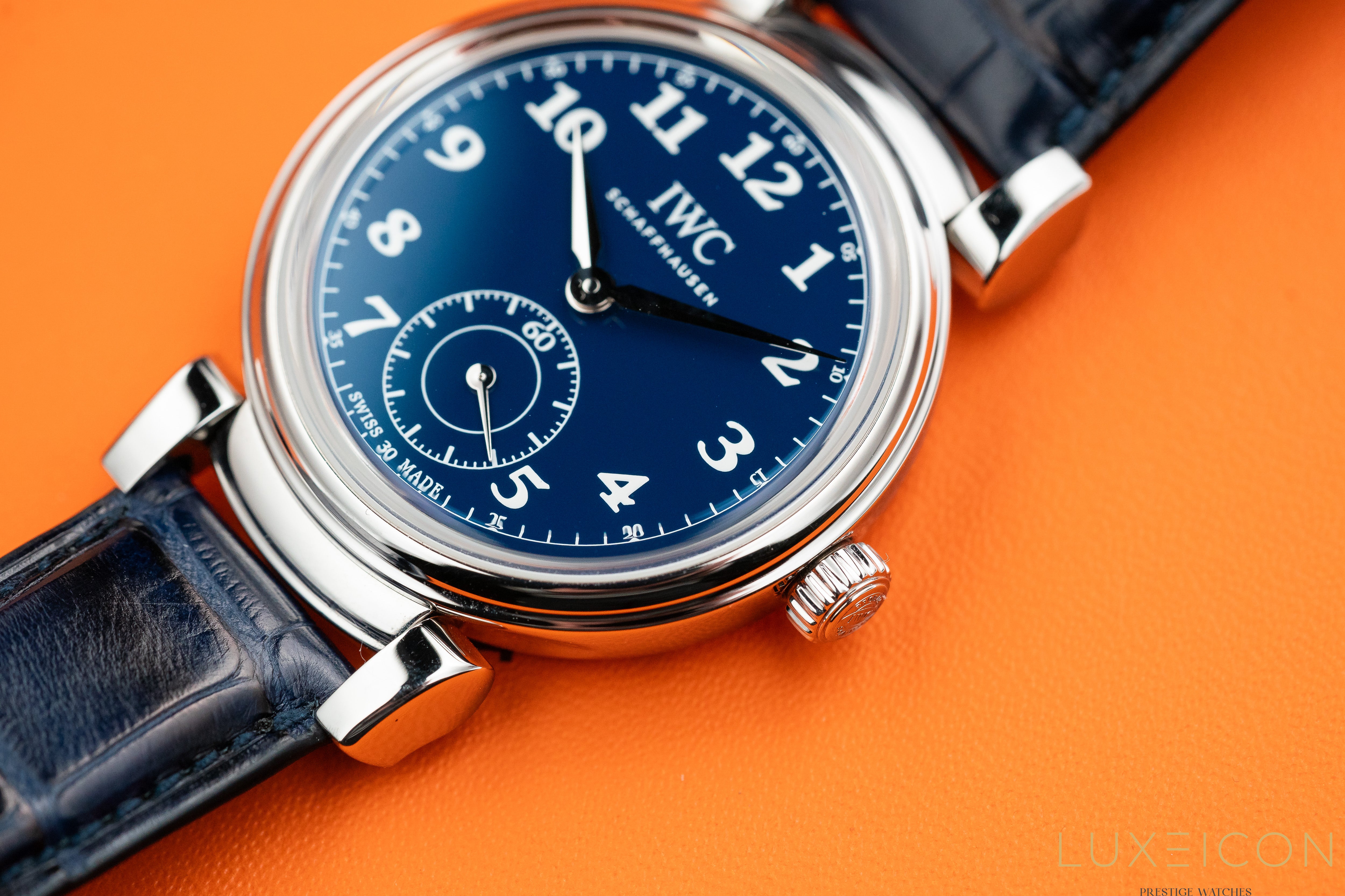 IWC Da Vinci Automatic '150 Years' Special Edition Ref. Iw358102 Blue Dial