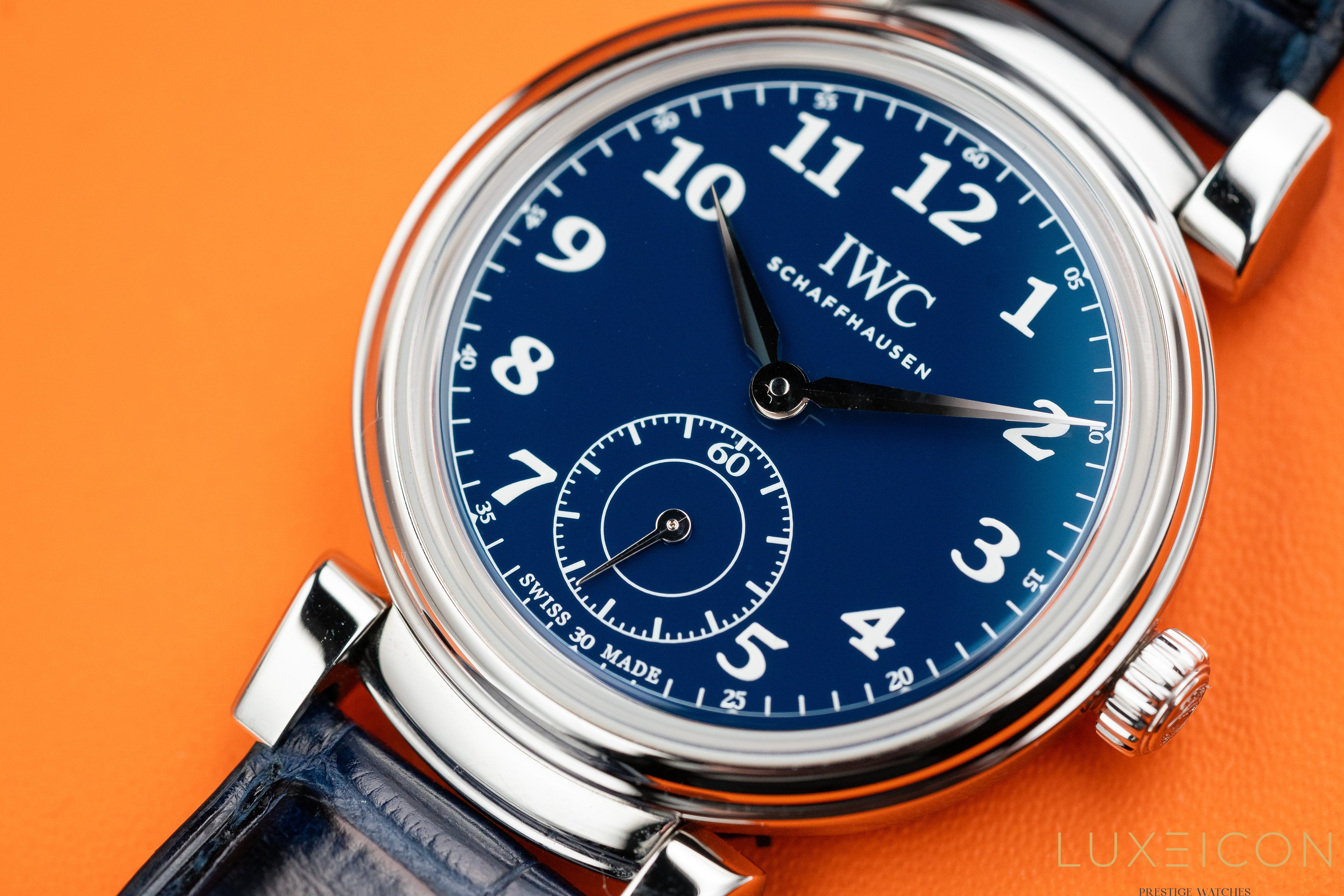 IWC Da Vinci Automatic '150 Years' Special Edition Ref. Iw358102 Blue Dial