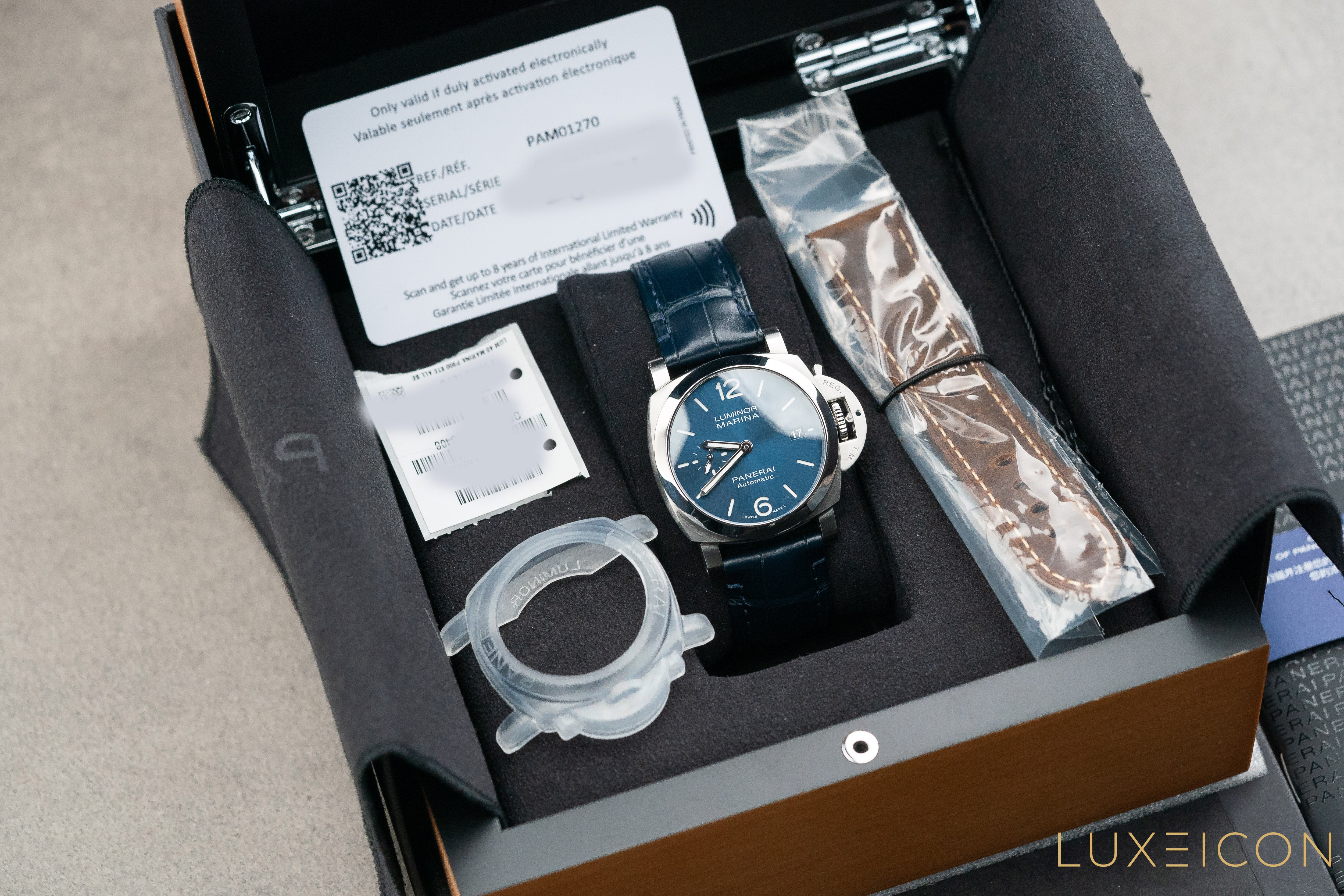 Panerai Luminor Marina Quaranta Stainless steel PAM01270 Blue Dial