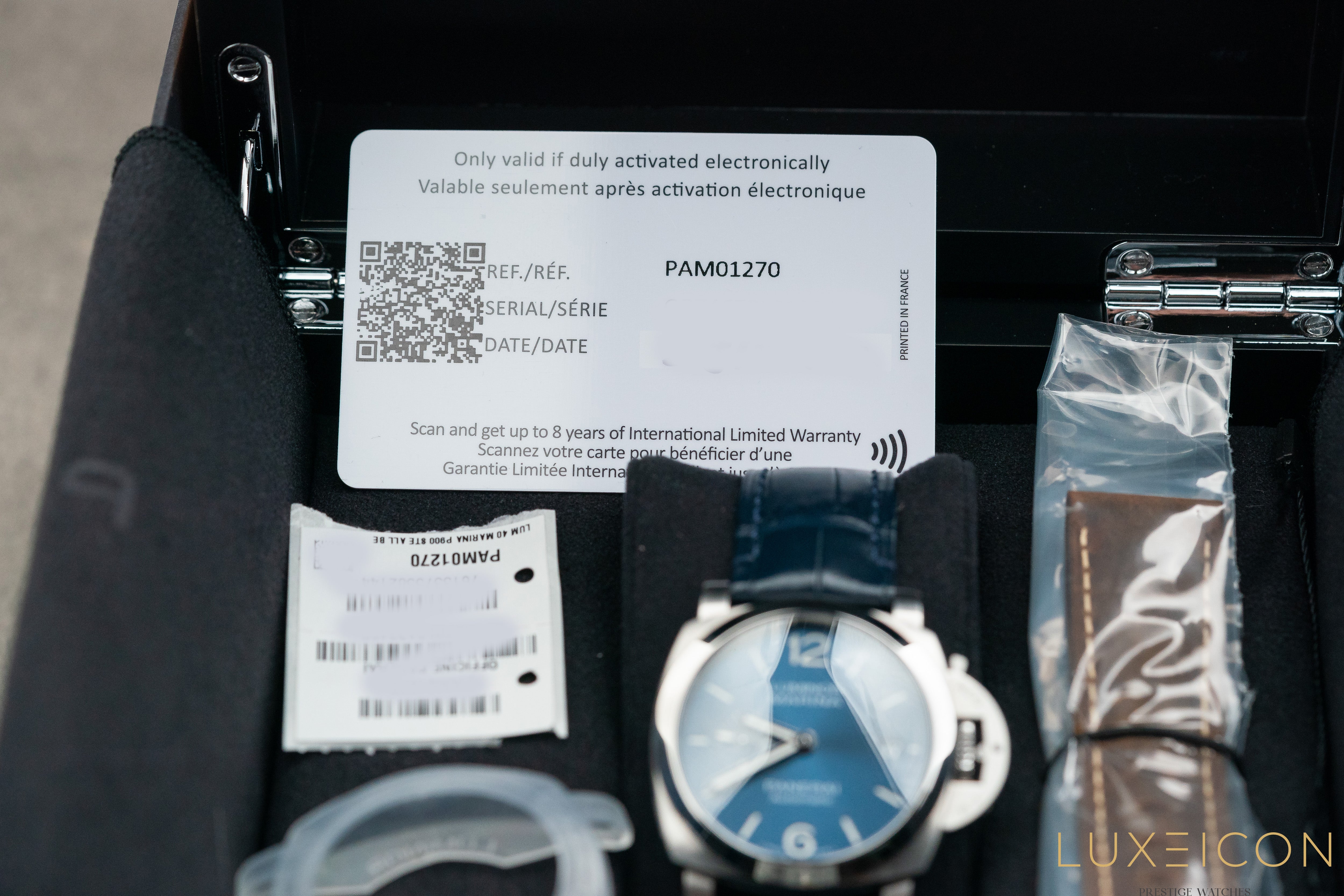 Panerai Luminor Marina Quaranta Stainless steel PAM01270 Blue Dial