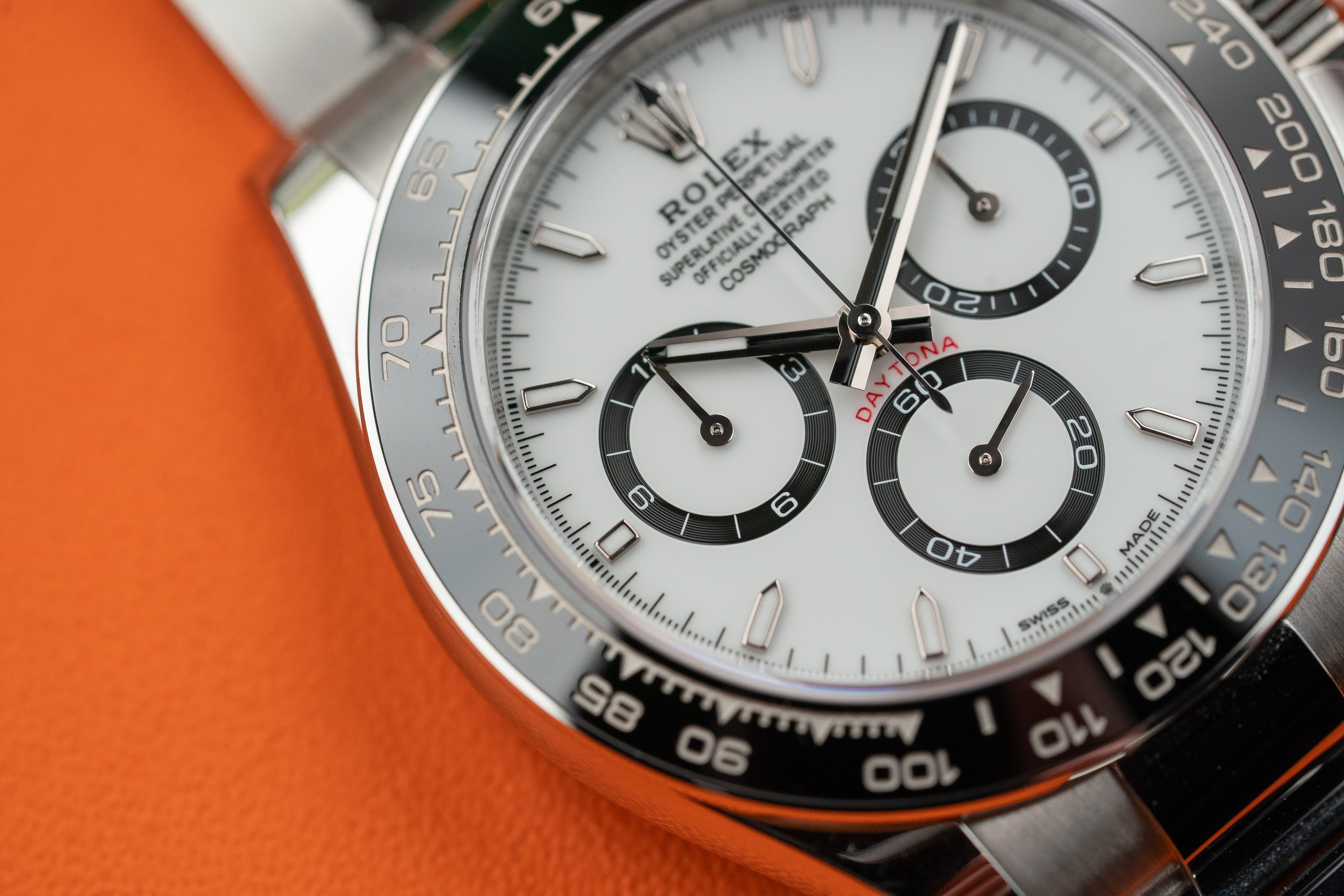 Rolex Daytona Cosmograph White Dial Ceramic Bezel Panda 40mm 126500LN