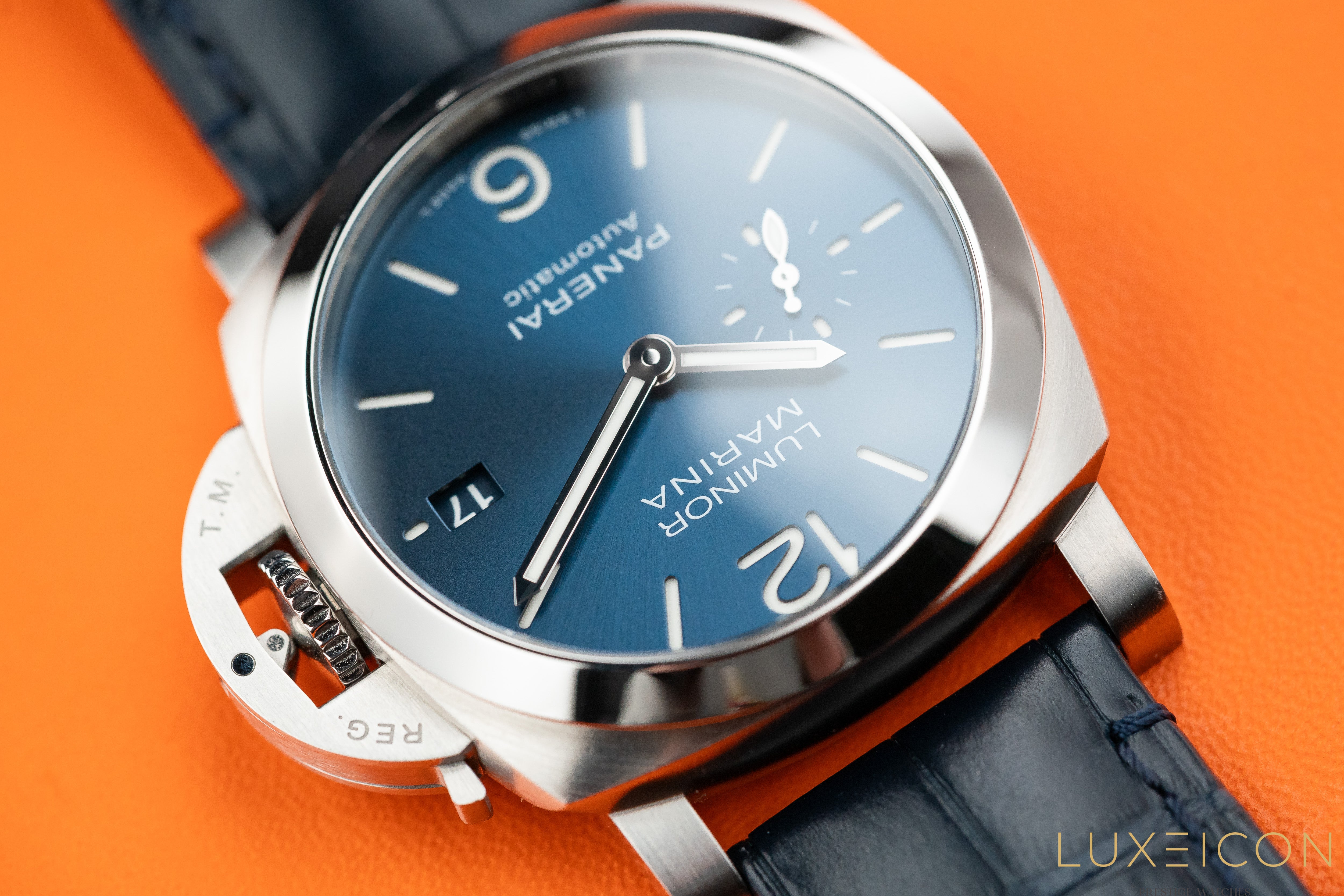 Panerai Luminor Marina Quaranta Stainless steel PAM01270 Blue Dial