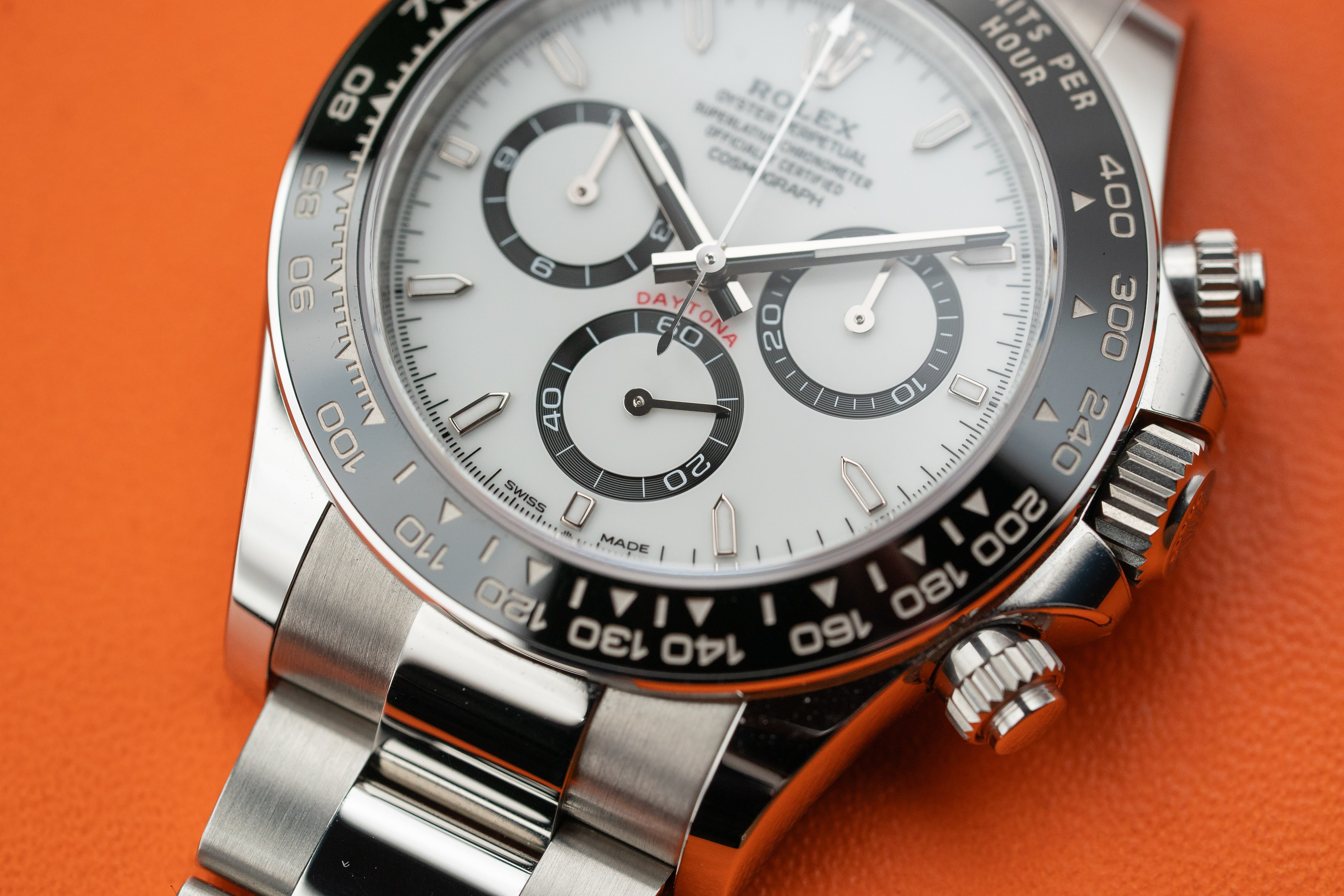 Rolex Daytona Cosmograph White Dial Ceramic Bezel Panda 40mm 126500LN