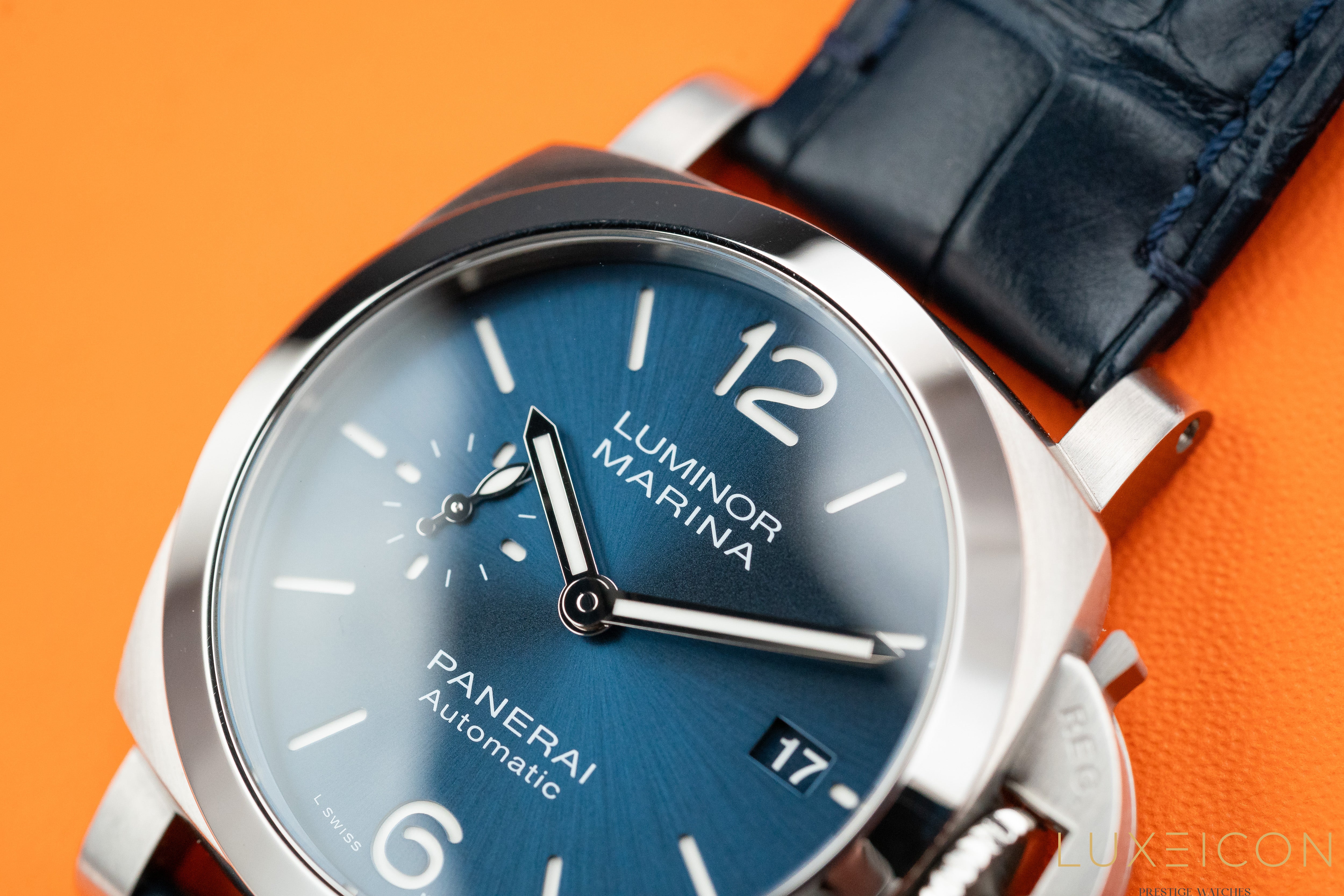 Panerai Luminor Marina Quaranta Stainless steel PAM01270 Blue Dial