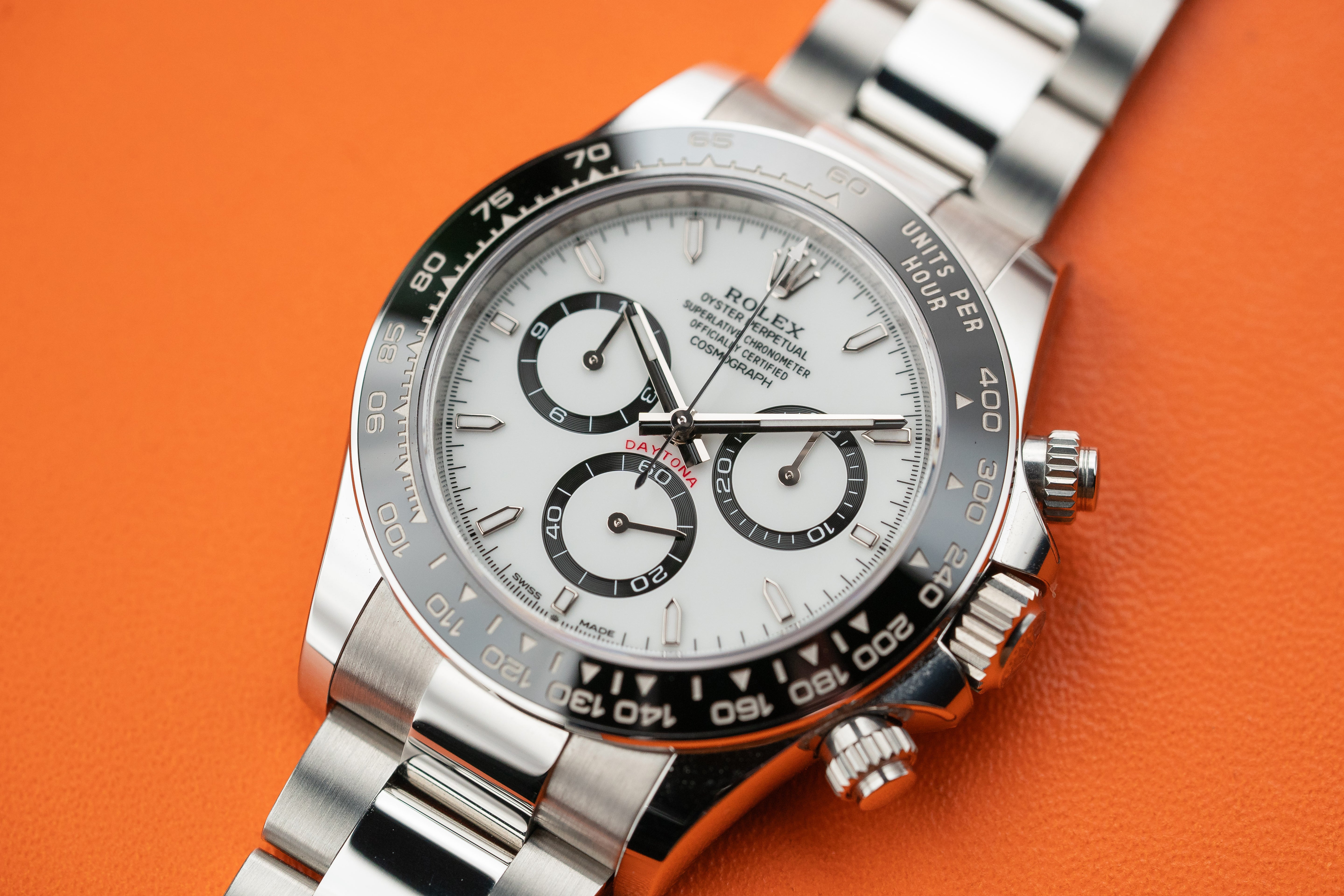 Rolex Daytona Cosmograph White Dial Ceramic Bezel Panda 40mm 126500LN