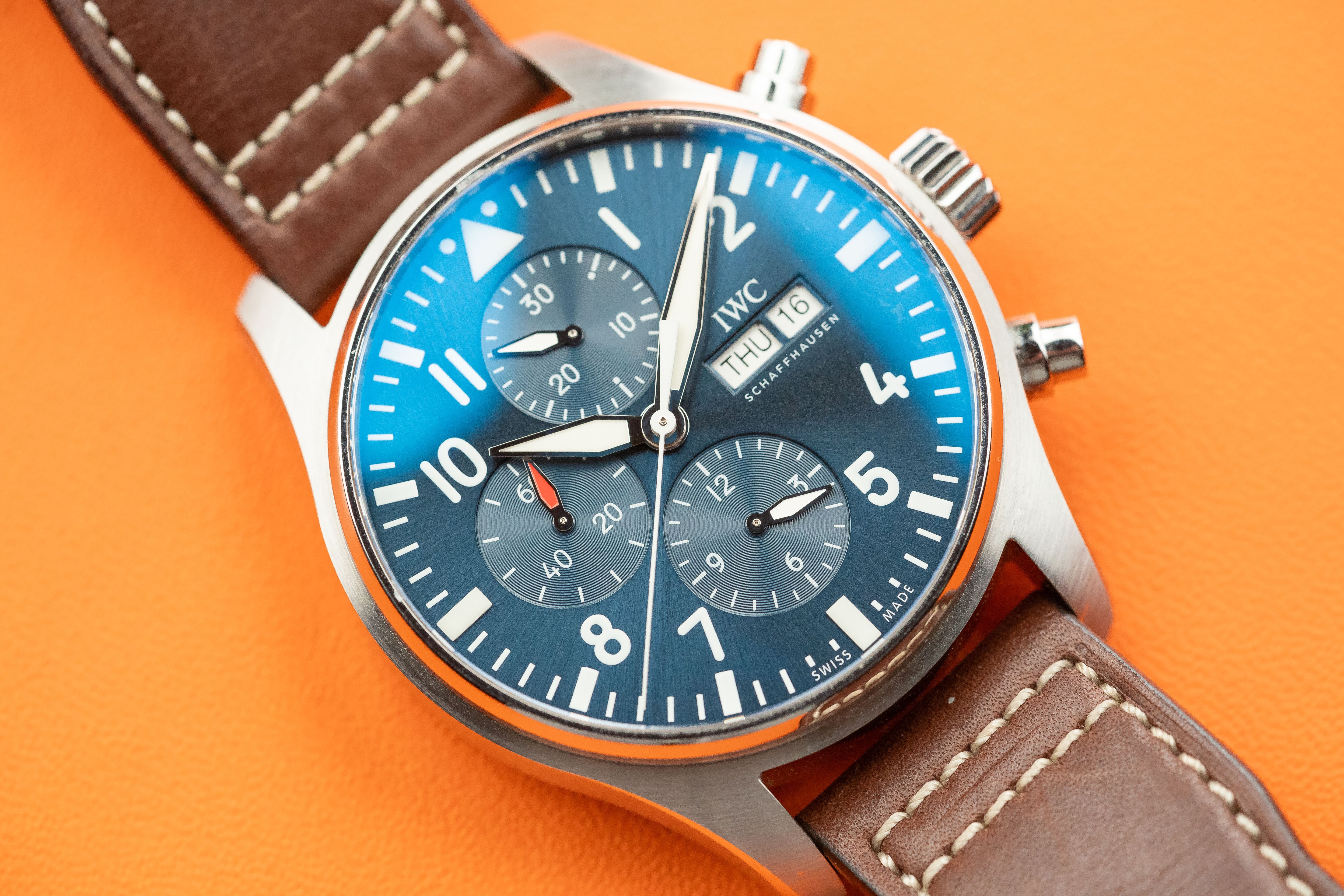 IWC Pilot Chronograph “Le Petit Prince” 43mm IW377714 Blue Dial