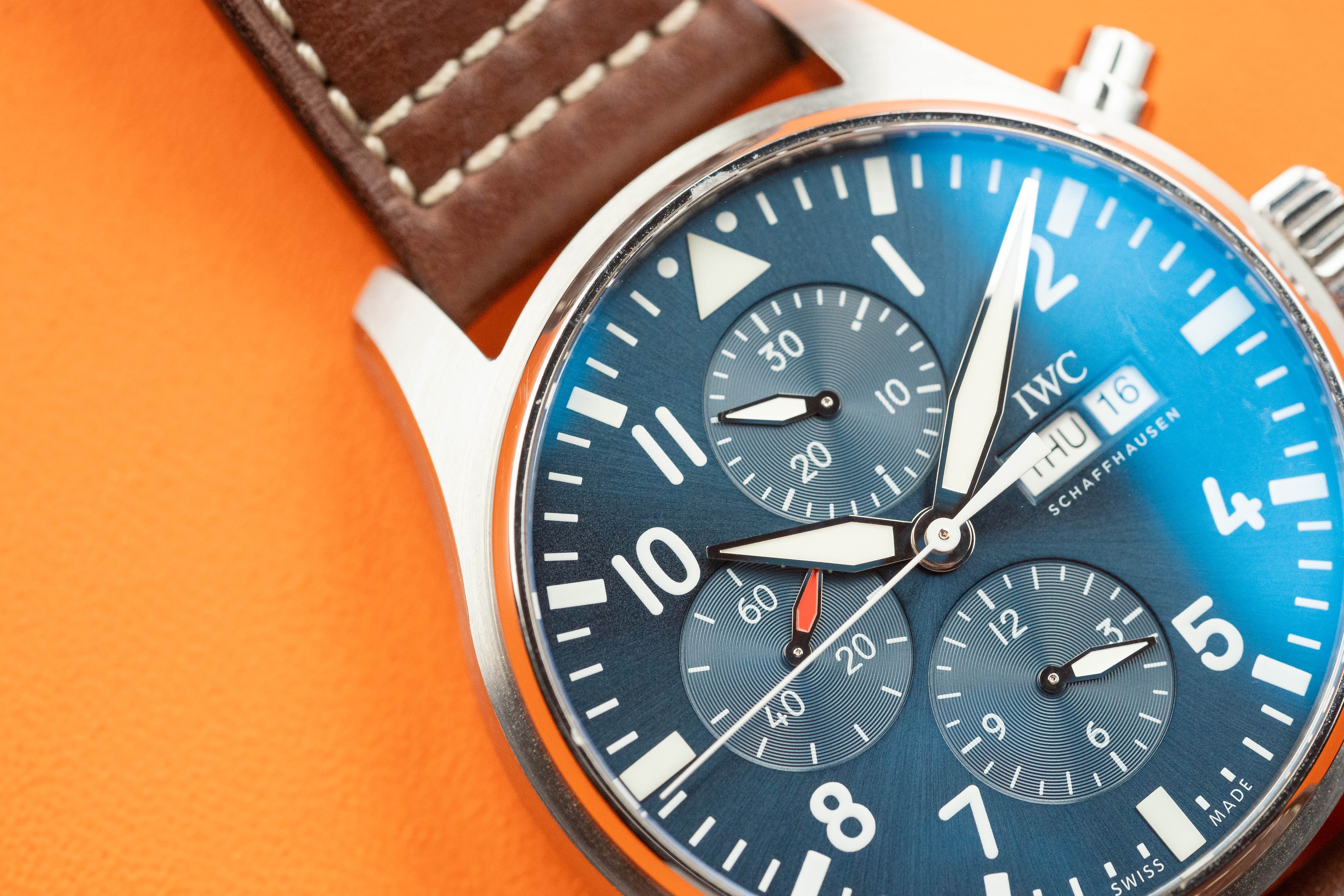 IWC Pilot Chronograph “Le Petit Prince” 43mm IW377714 Blue Dial