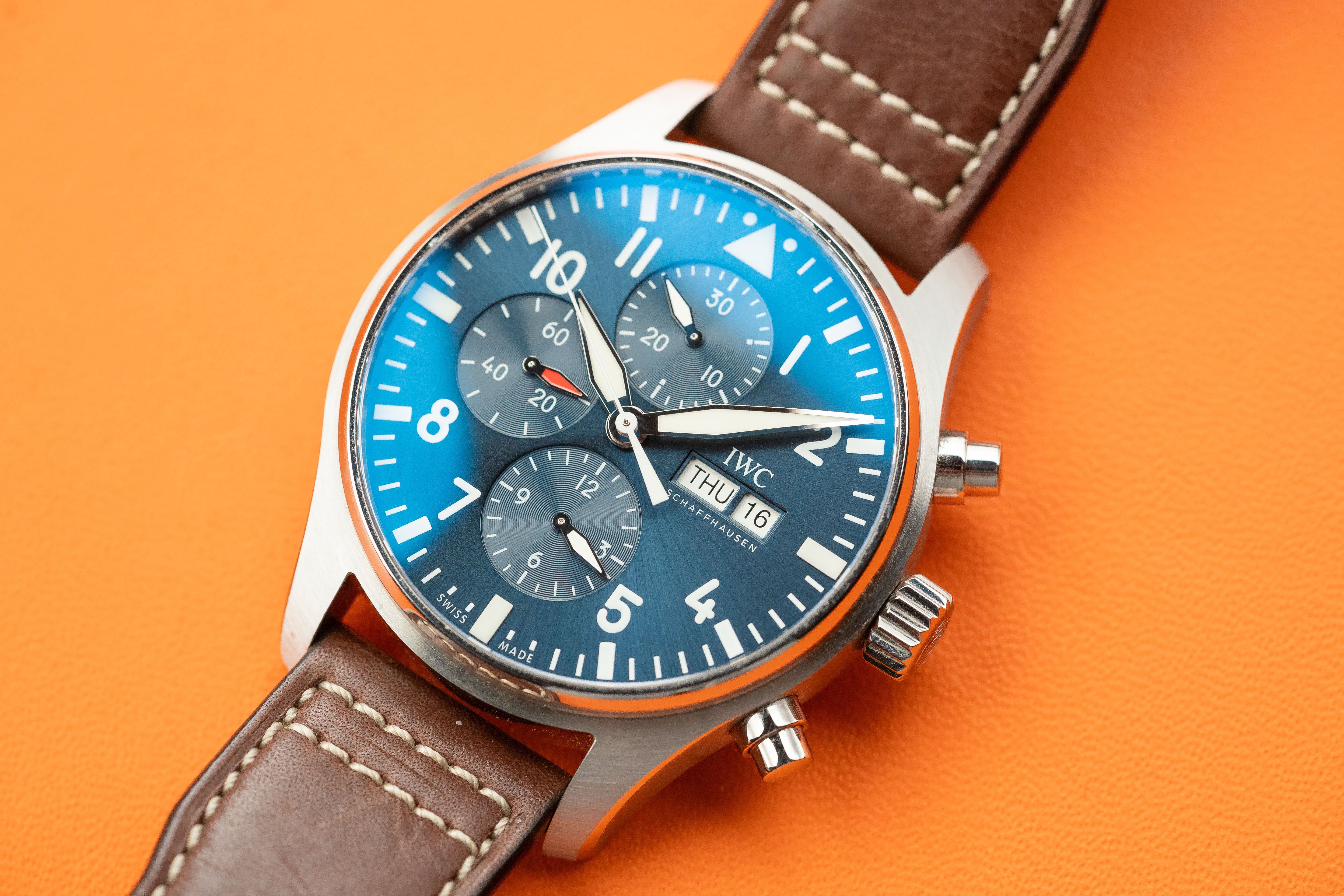 IWC Pilot Chronograph “Le Petit Prince” 43mm IW377714 Blue Dial