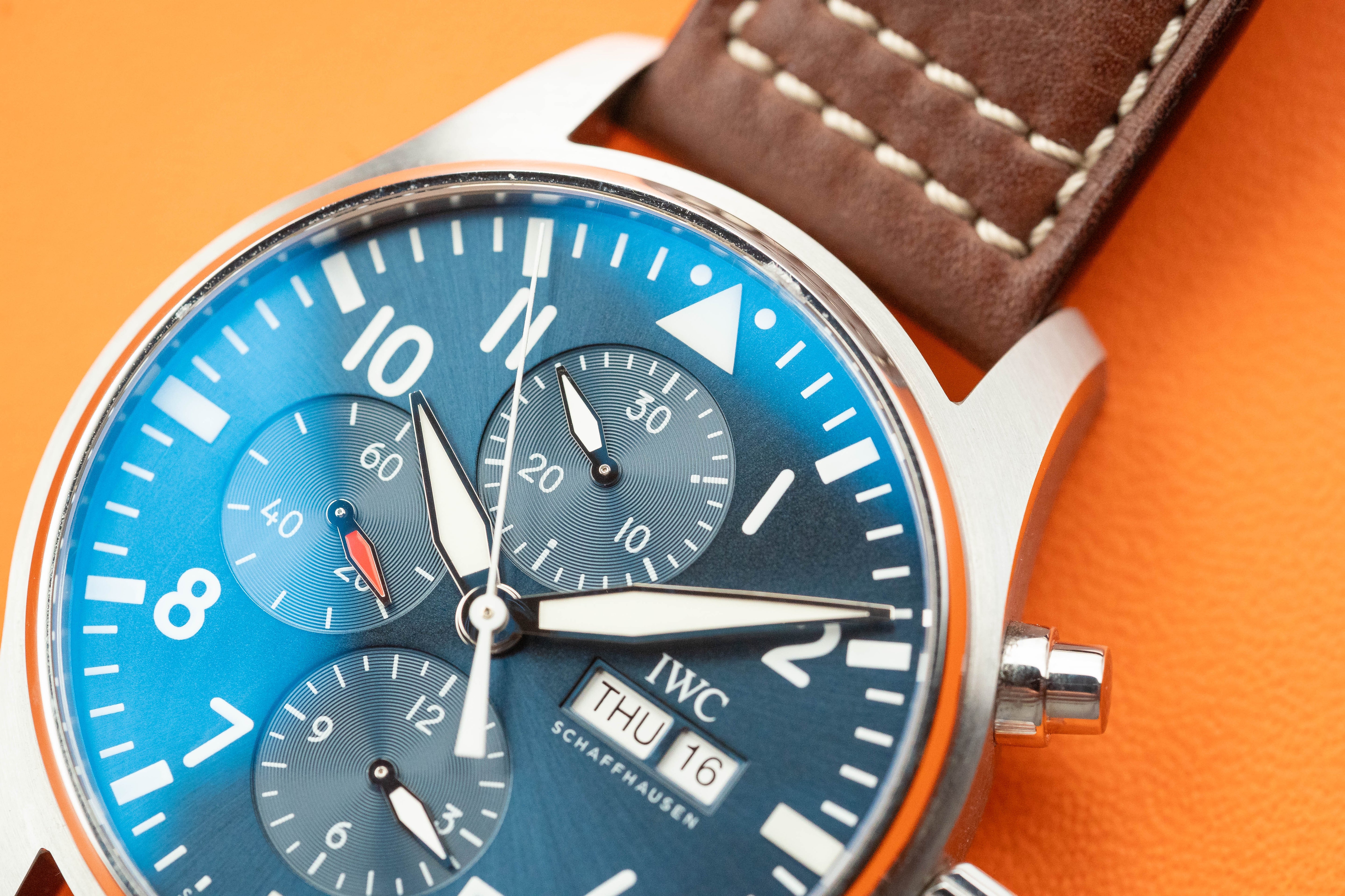 IWC Pilot Chronograph “Le Petit Prince” 43mm IW377714 Blue Dial