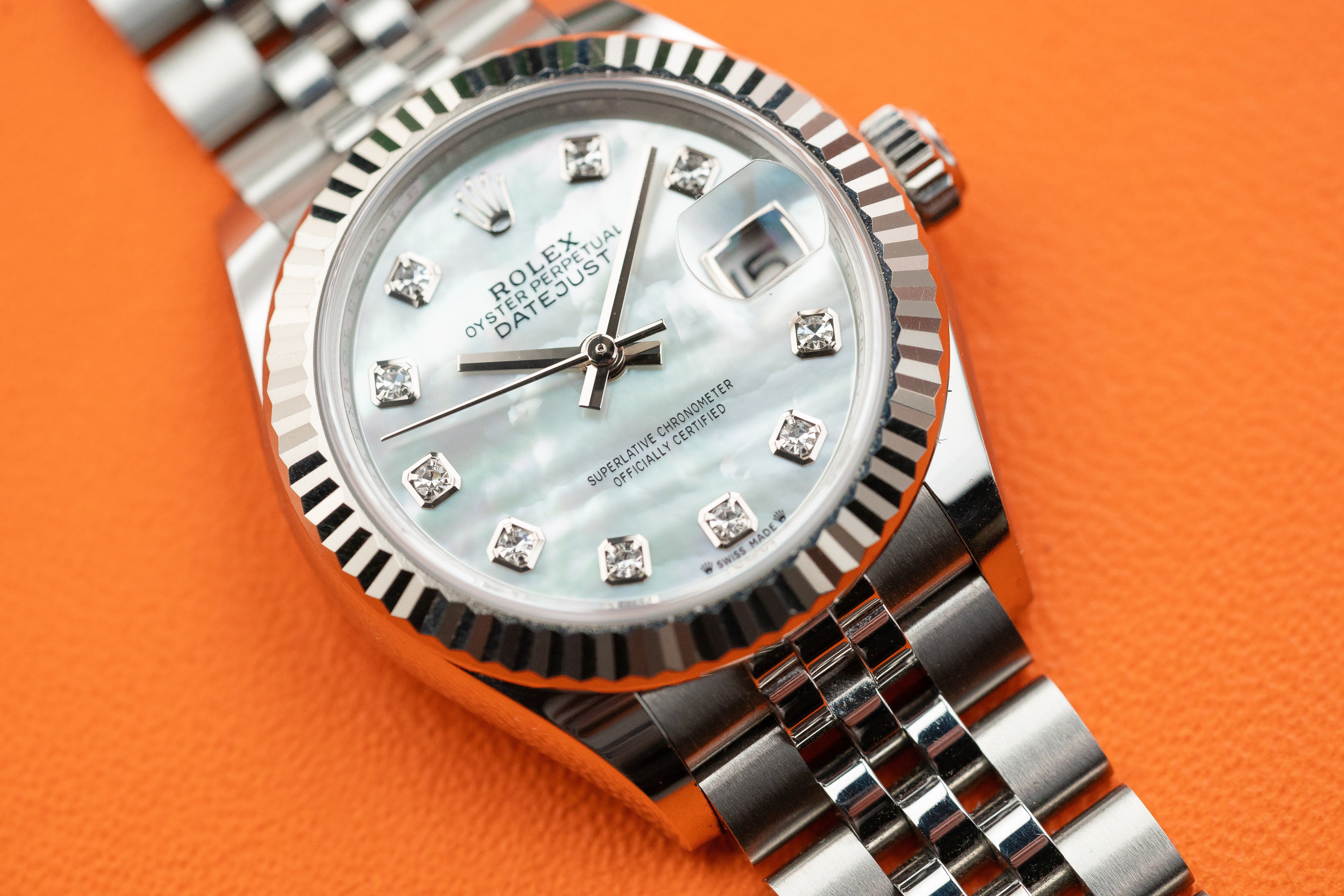 Rolex Lady-Datejust Mother of Pearl Diamond Jubilee 279174 28mm