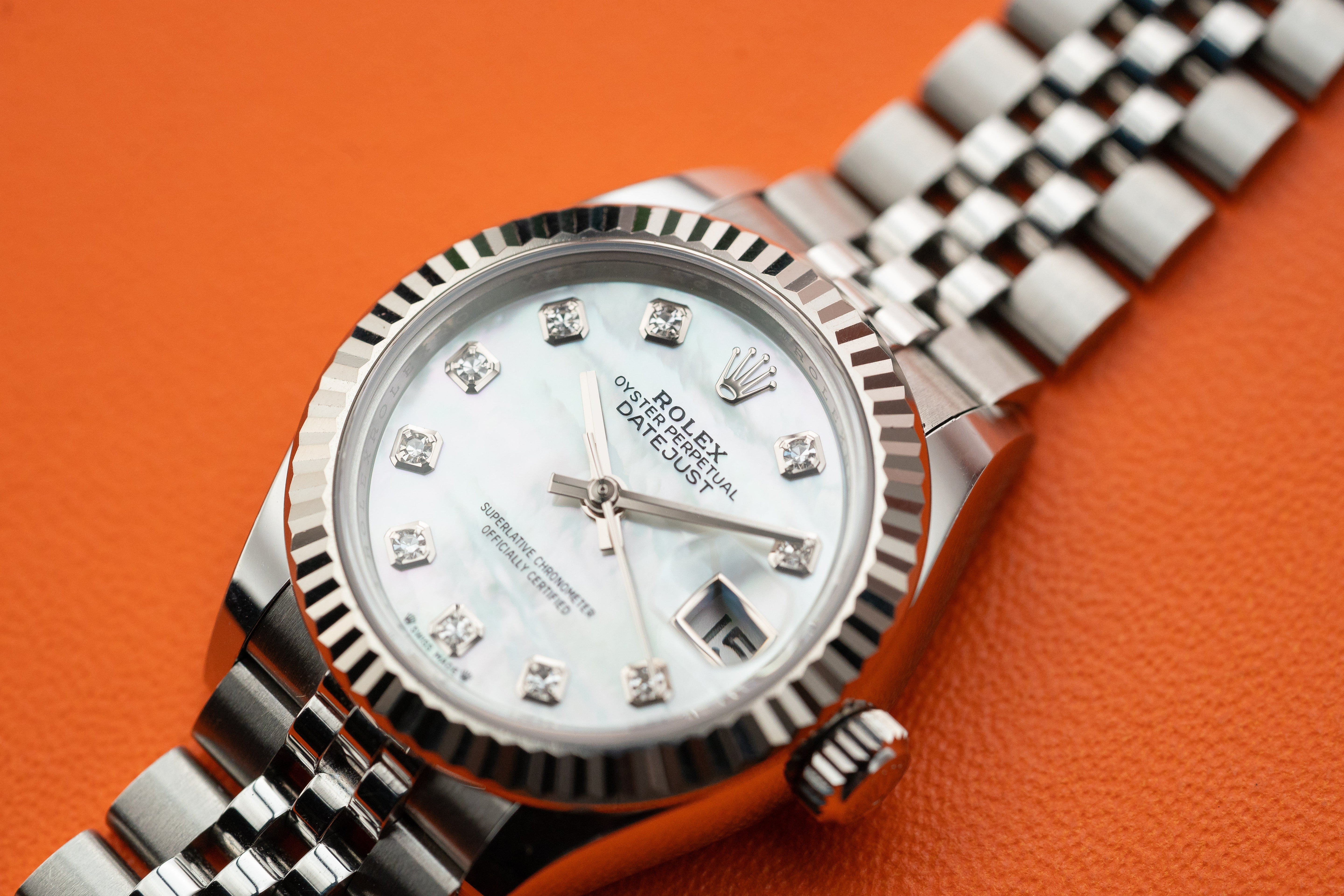 Rolex Lady-Datejust Mother of Pearl Diamond Jubilee 279174 28mm