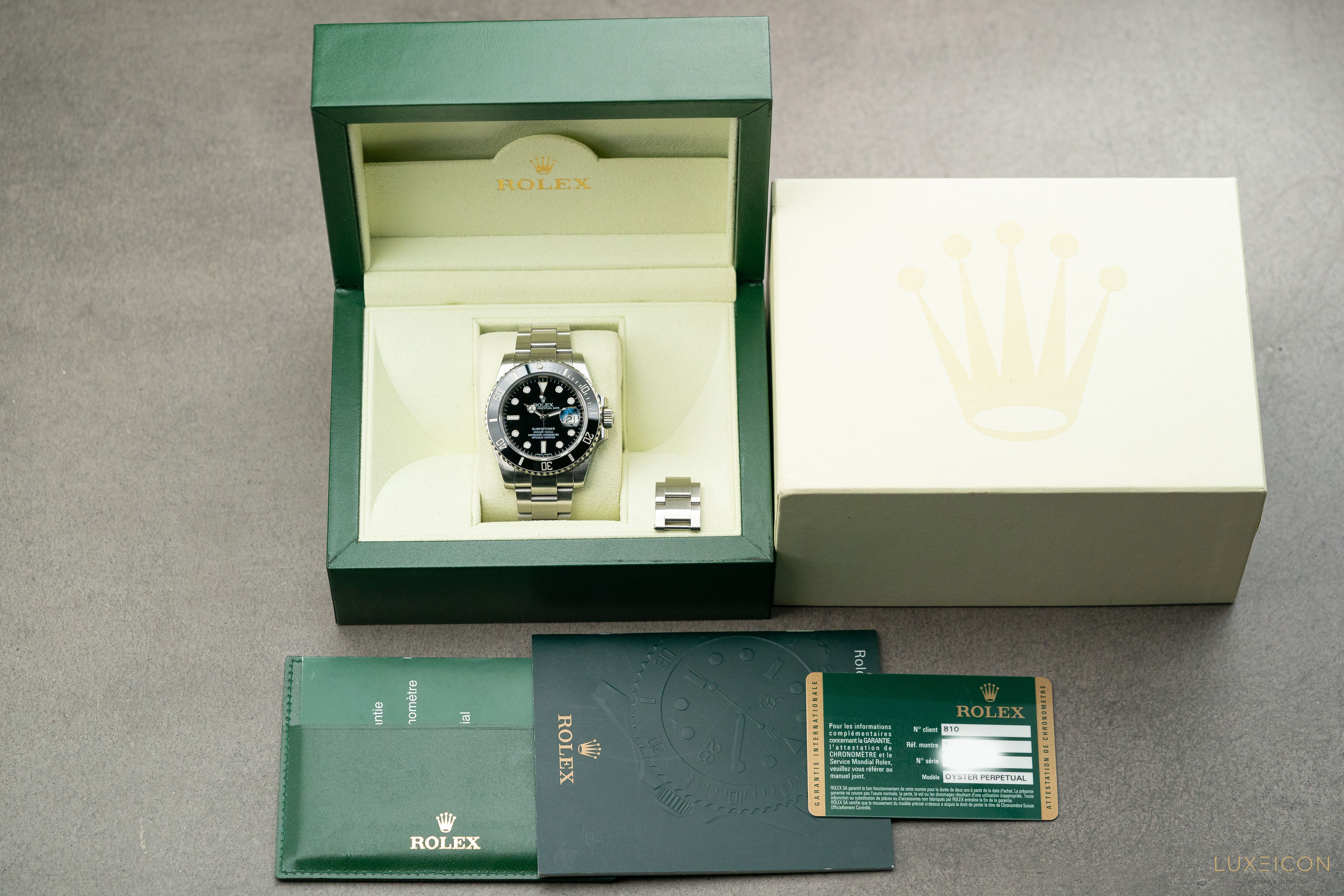 Rolex Submariner Date Black Ceramic Bezel Oyster Bracelet 116610LN 40mm 2012