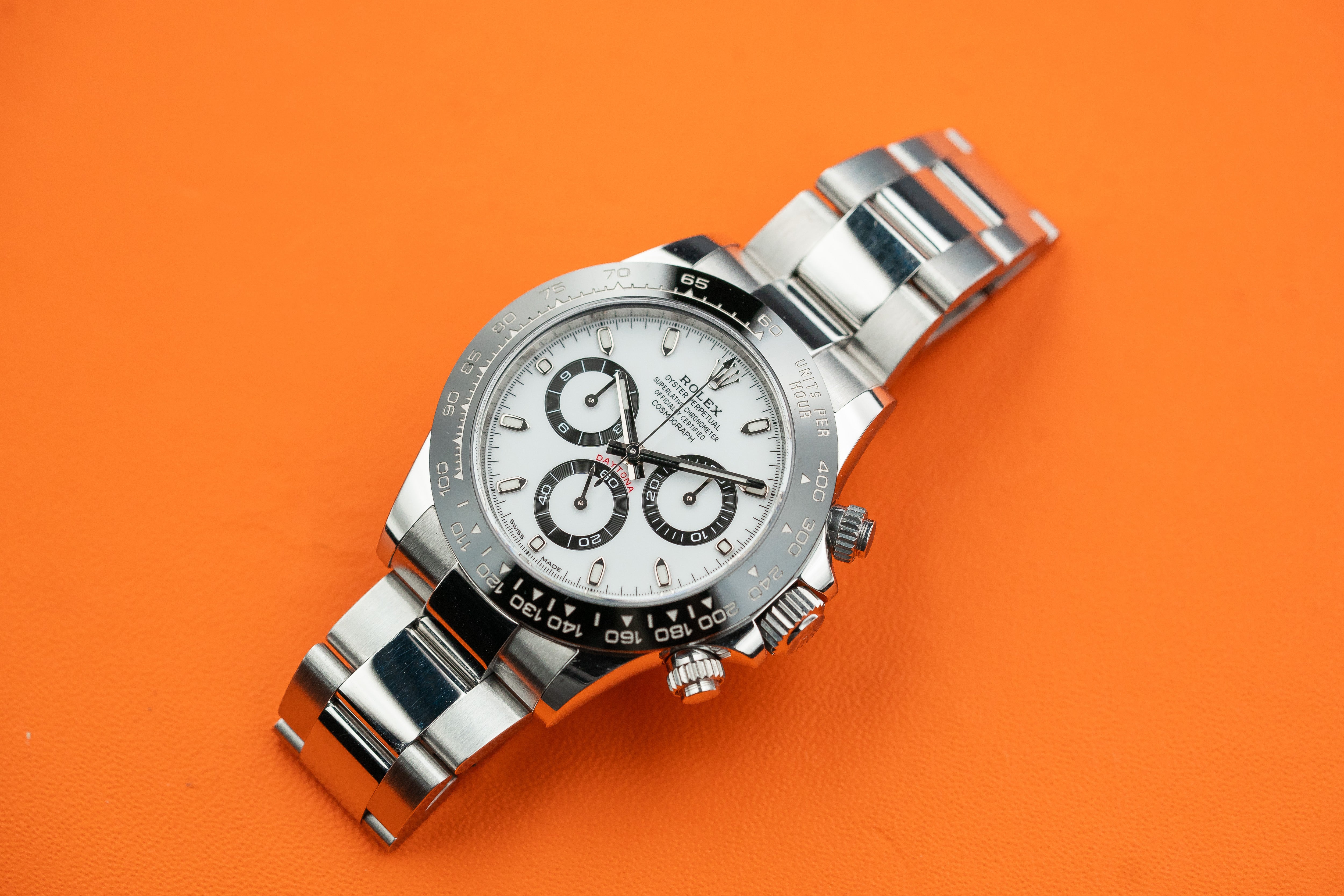 Rolex Cosmograph Daytona Stainless Steel Ceramic Bezel Panda White Dial 116500 2022