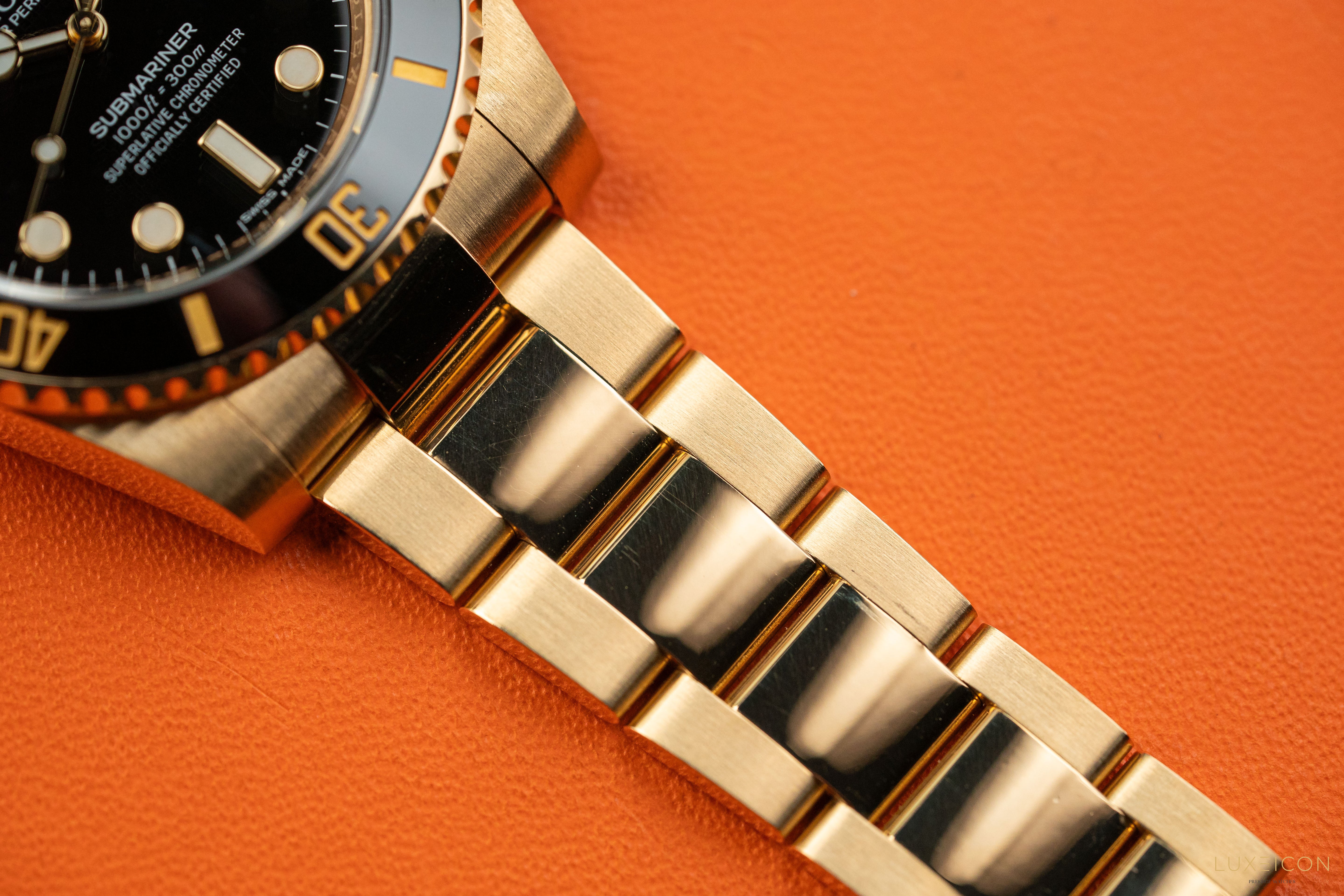 Rolex Submariner Date 40mm 116618LN Ceramic Bezel Yellow Gold Black Dial