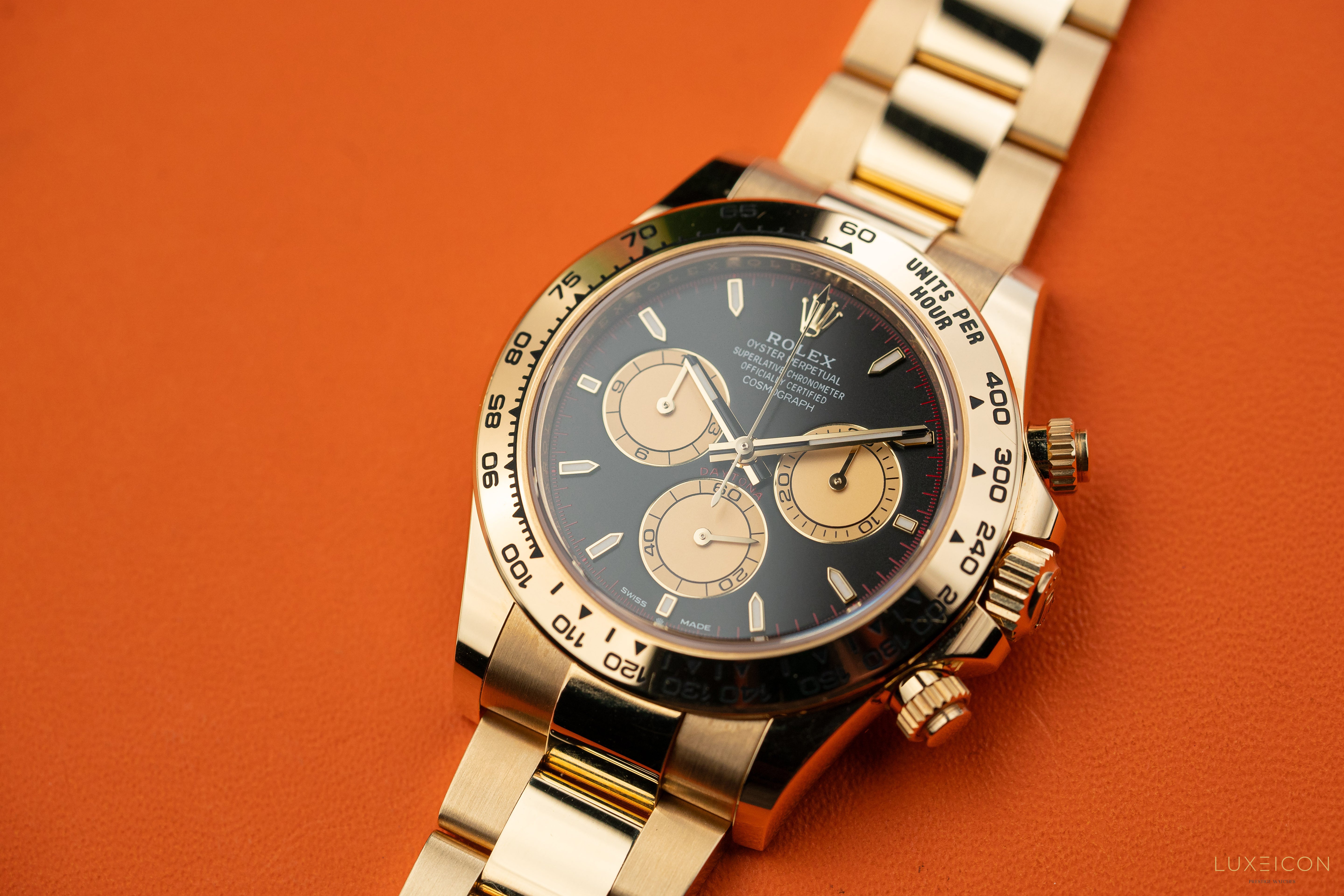 Rolex Cosmograph Daytona 40mm Yellow Gold Oyster Paul Newman 126508