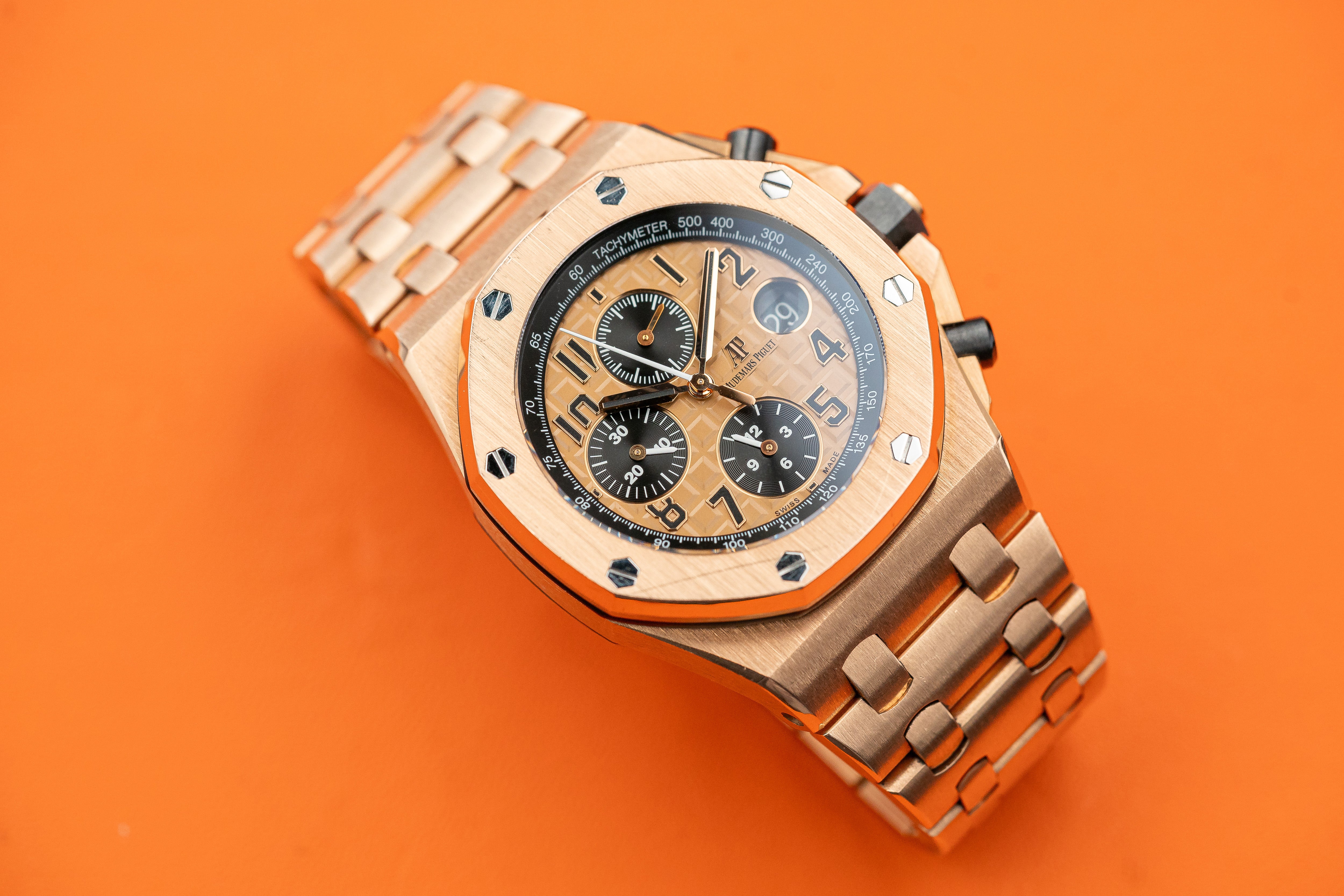 Audemars Piguet Royal Oak Offshore Chronograph Rose Gold Bracelet "BRICK" 2016