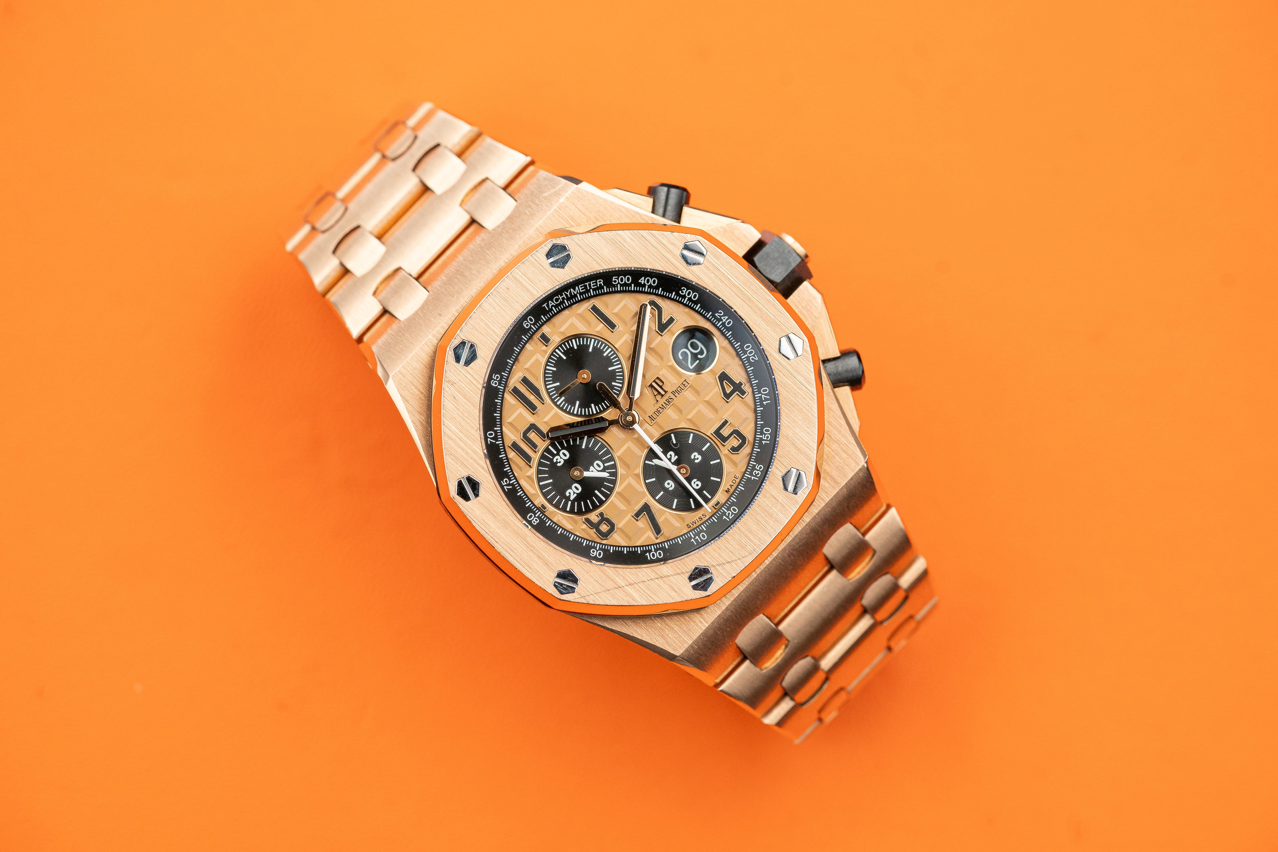 Audemars Piguet Royal Oak Offshore Chronograph Rose Gold Bracelet "BRICK" 2016