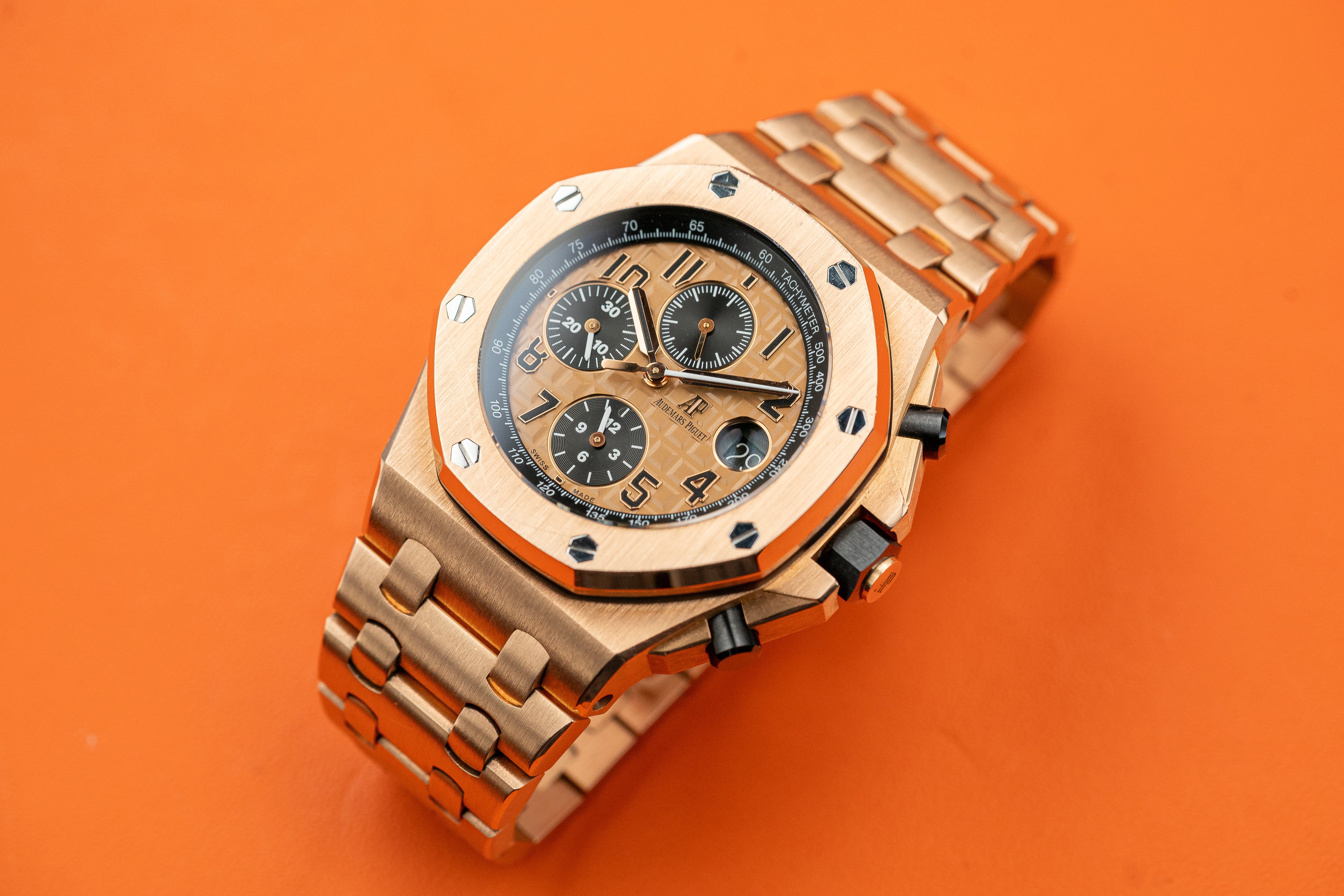 Audemars Piguet Royal Oak Offshore Chronograph Rose Gold Bracelet "BRICK" 2016