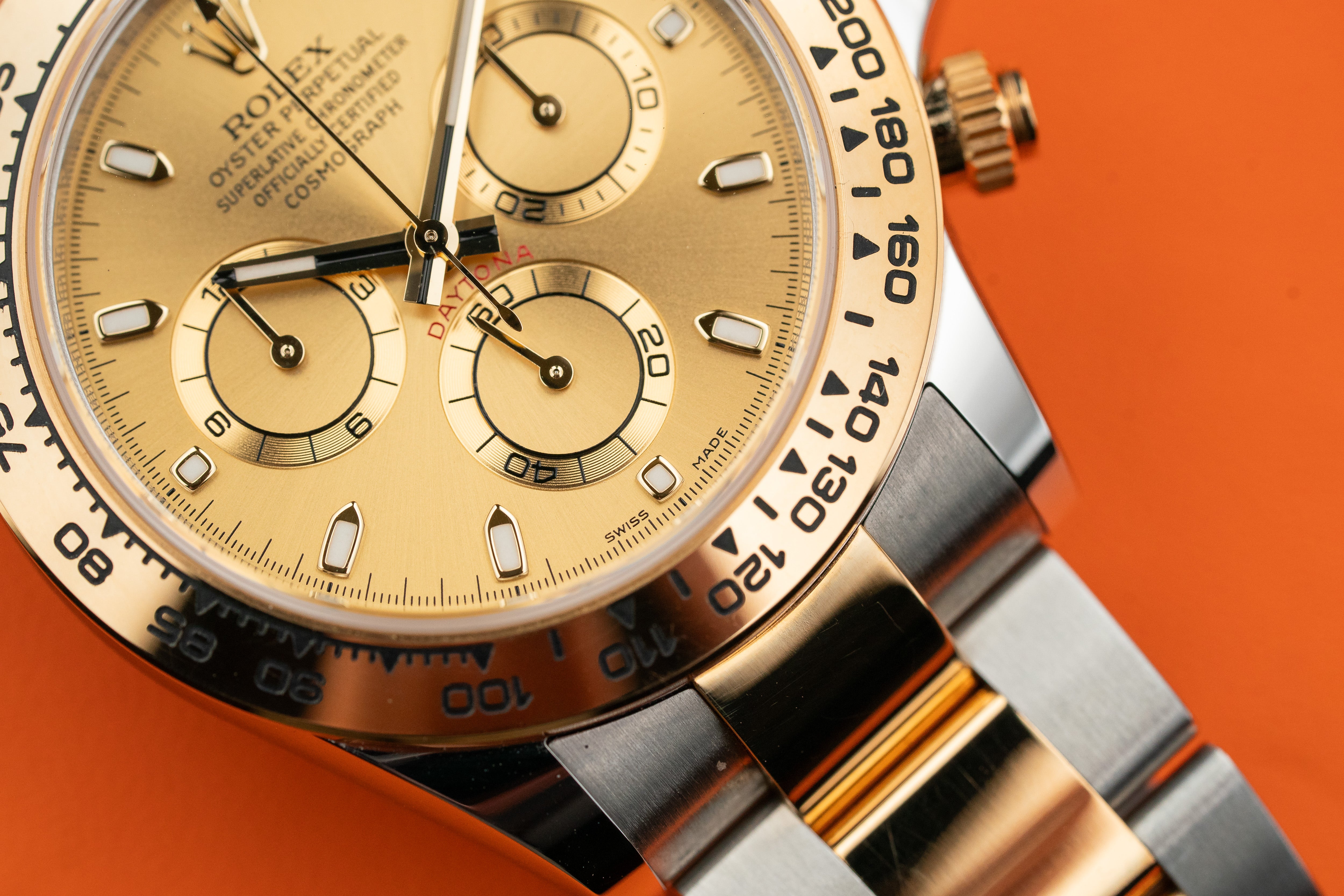 Rolex Daytona Cosmograph 40mm Yellow Gold Champagne Dial 116503 2022