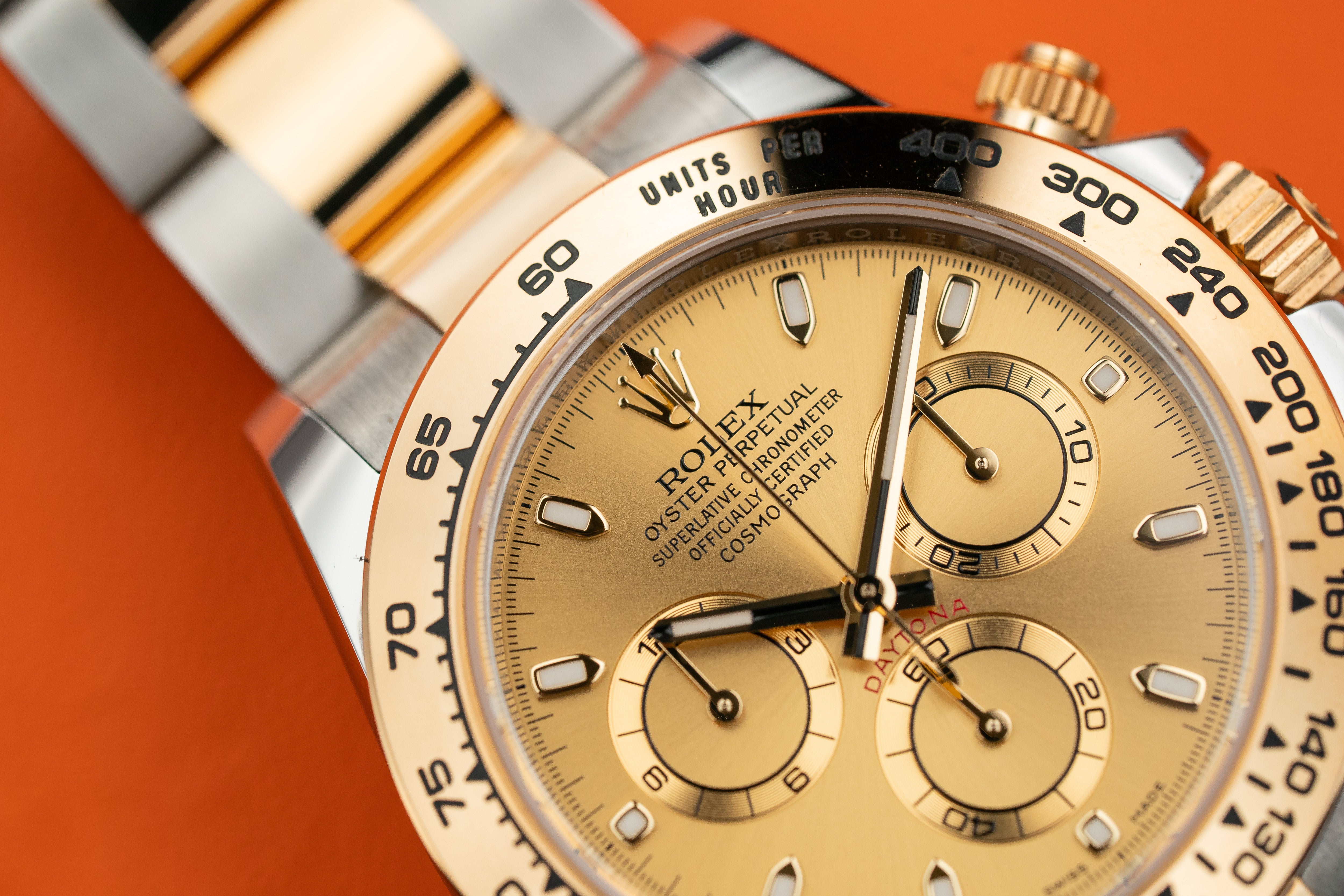 Rolex Daytona Cosmograph 40mm Yellow Gold Champagne Dial 116503 2022