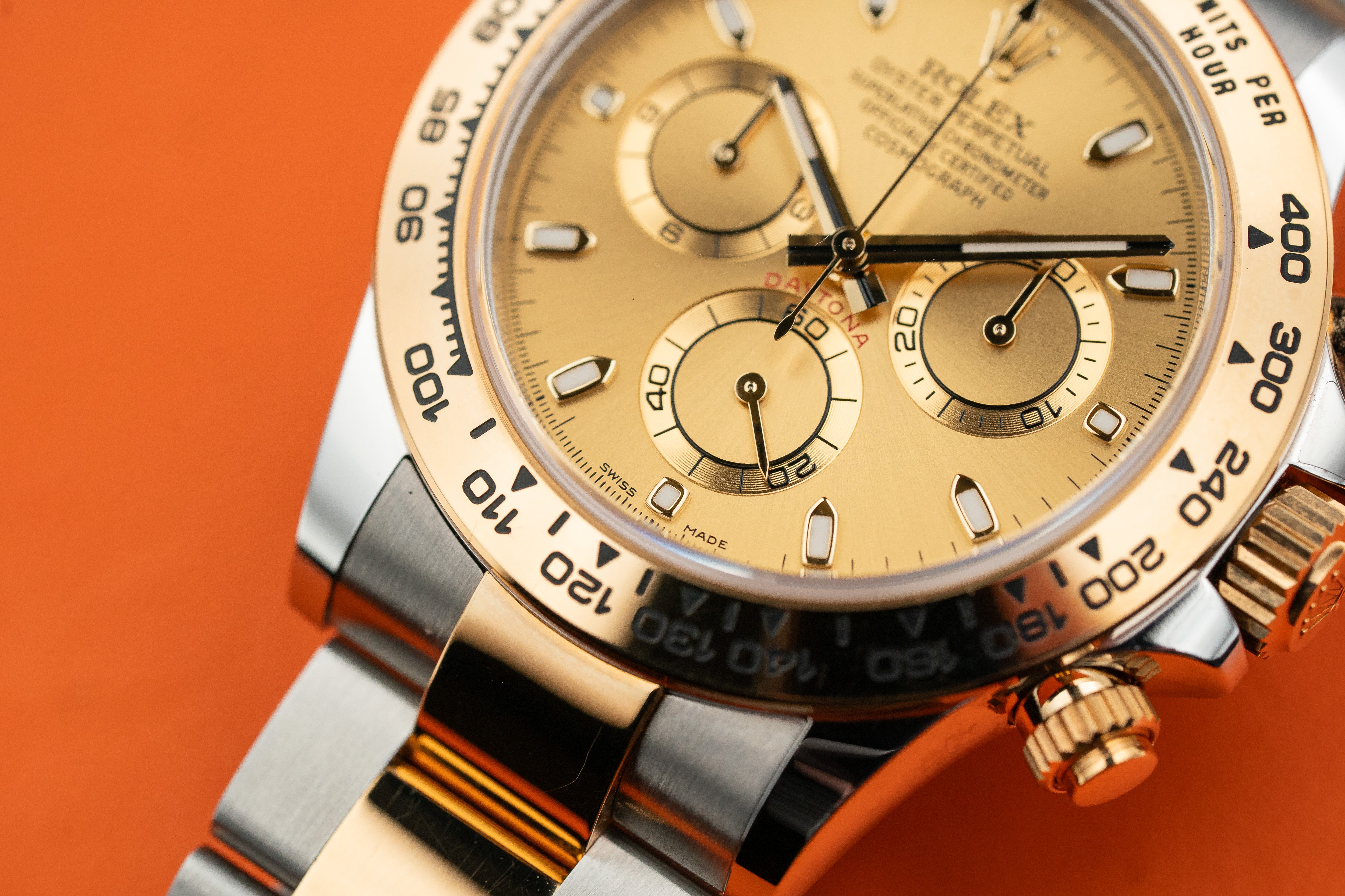 Rolex Daytona Cosmograph 40mm Yellow Gold Champagne Dial 116503 2022