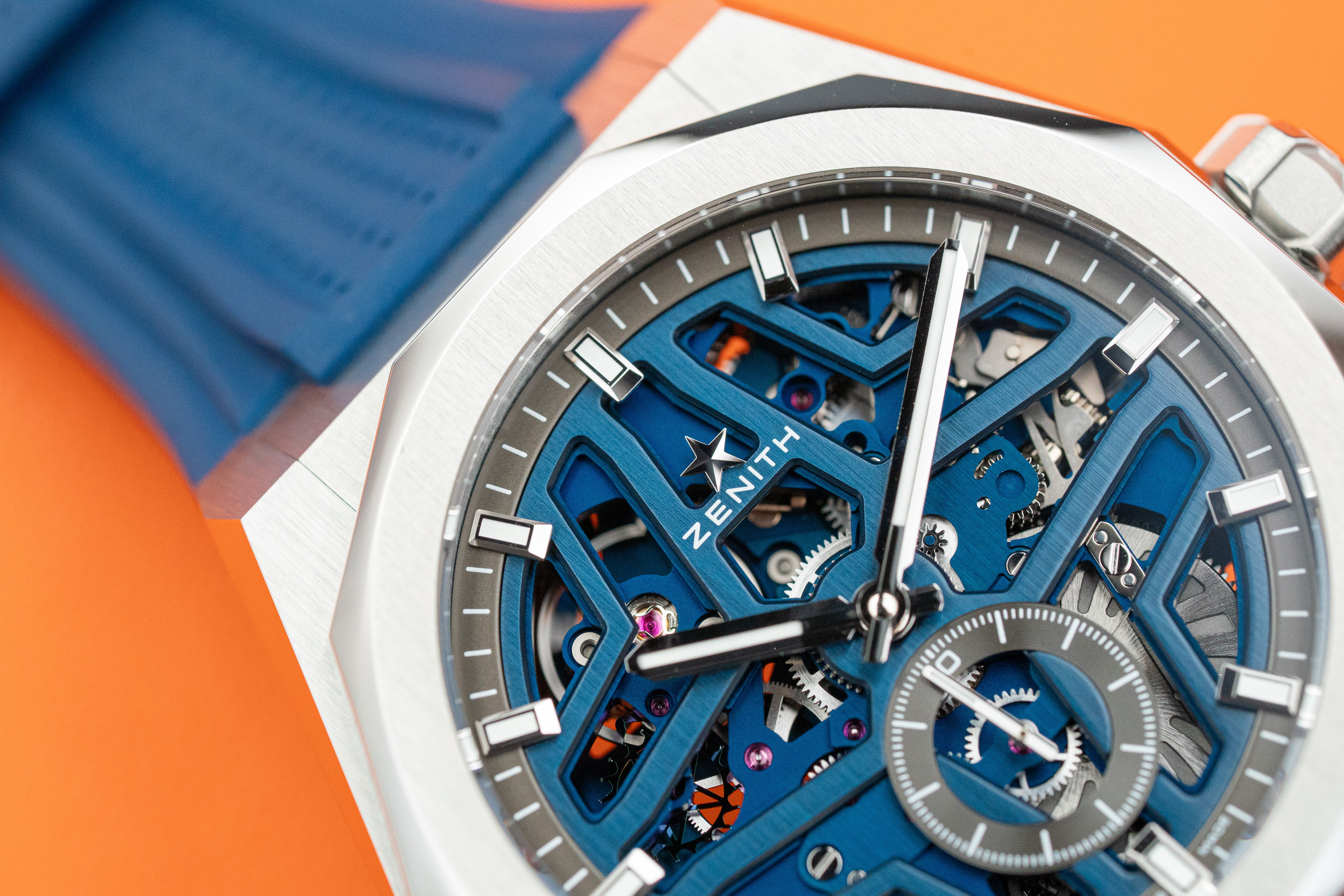 Zenith DEFY SKYLINE SKELETON Blue DIAL Ref 03.9300.3620/79.I001