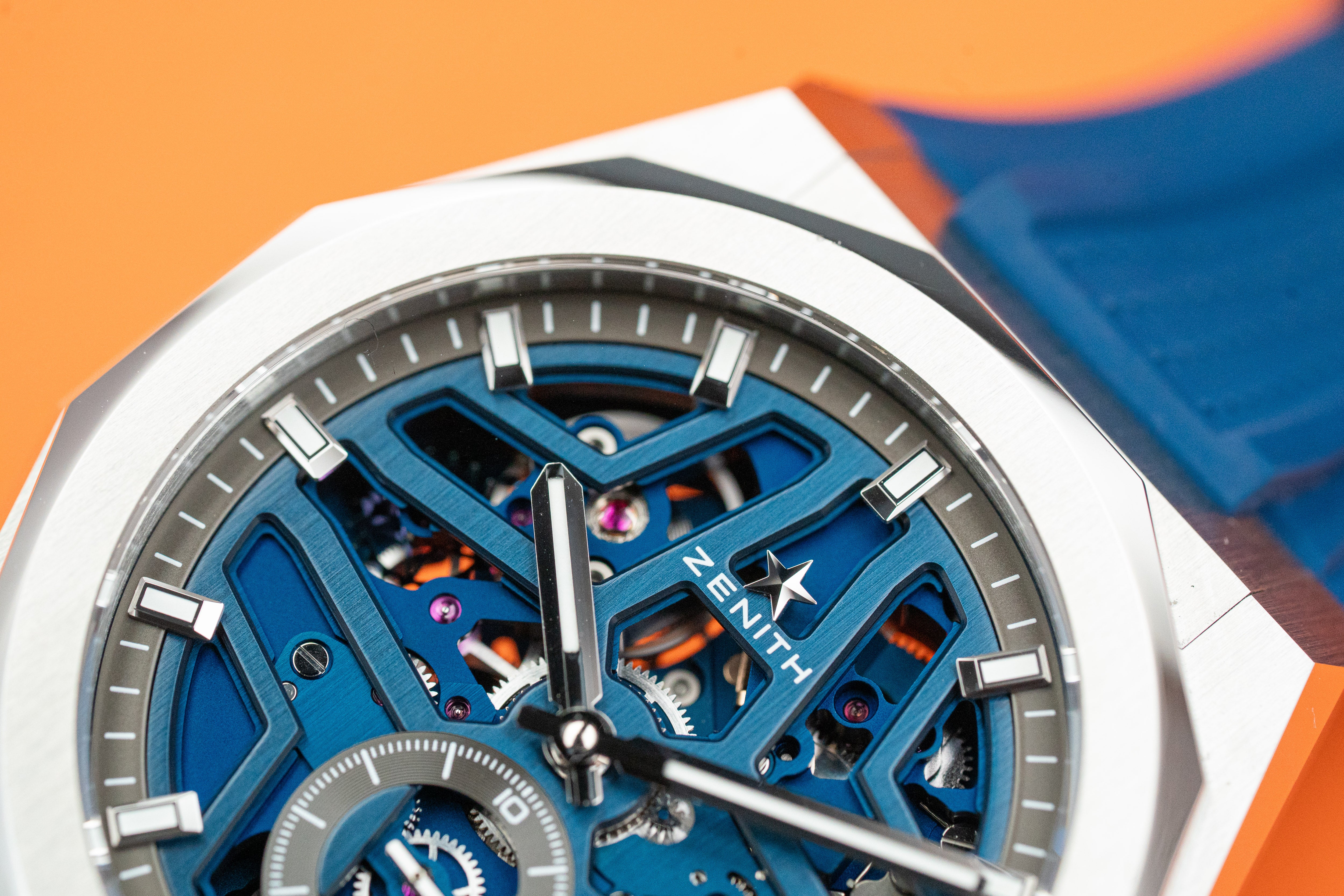 Zenith DEFY SKYLINE SKELETON Blue DIAL Ref 03.9300.3620/79.I001