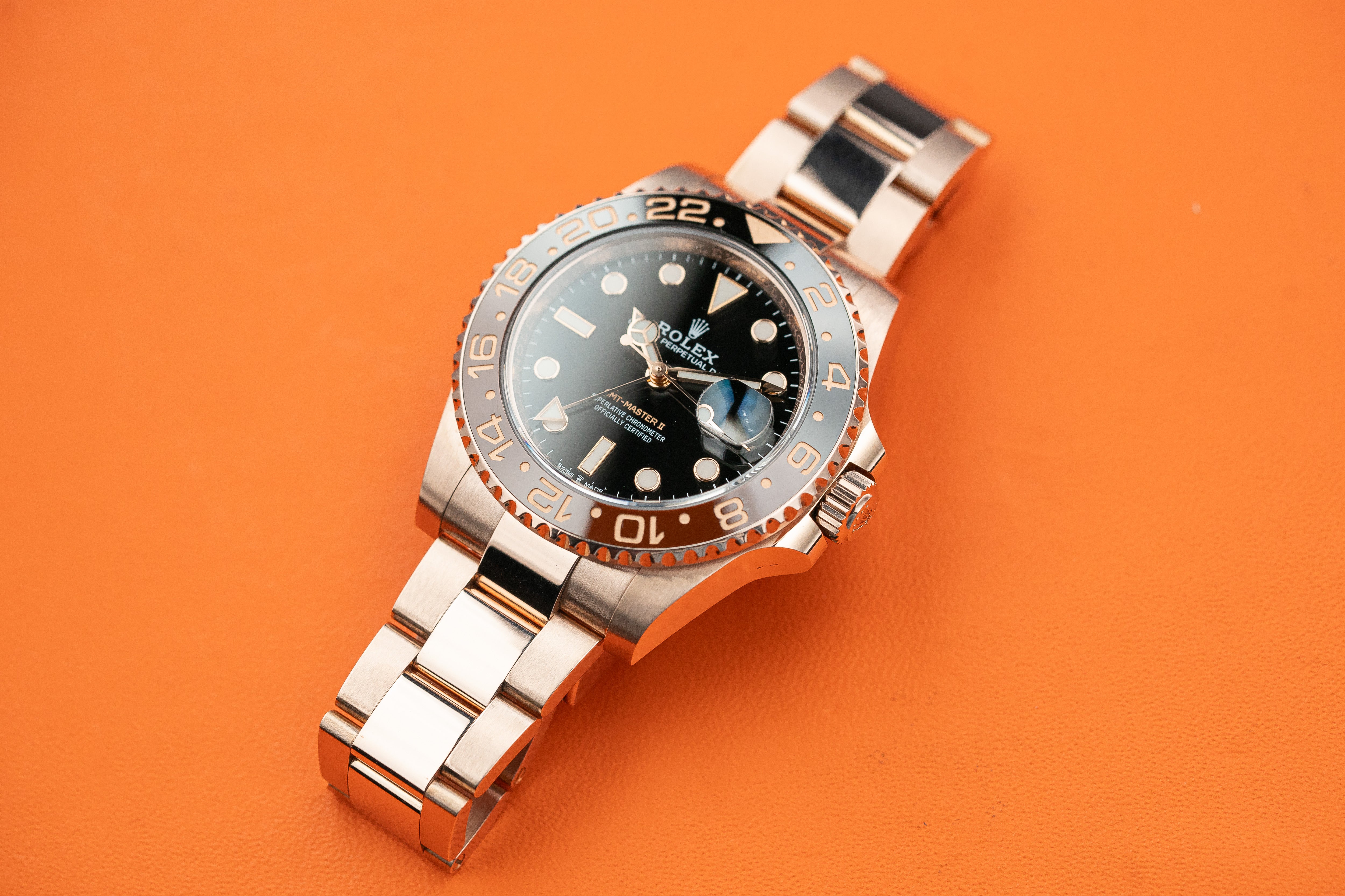 Rolex GMT-Master II Root-Beer 18k Rose Gold 40MM 126715CHNR