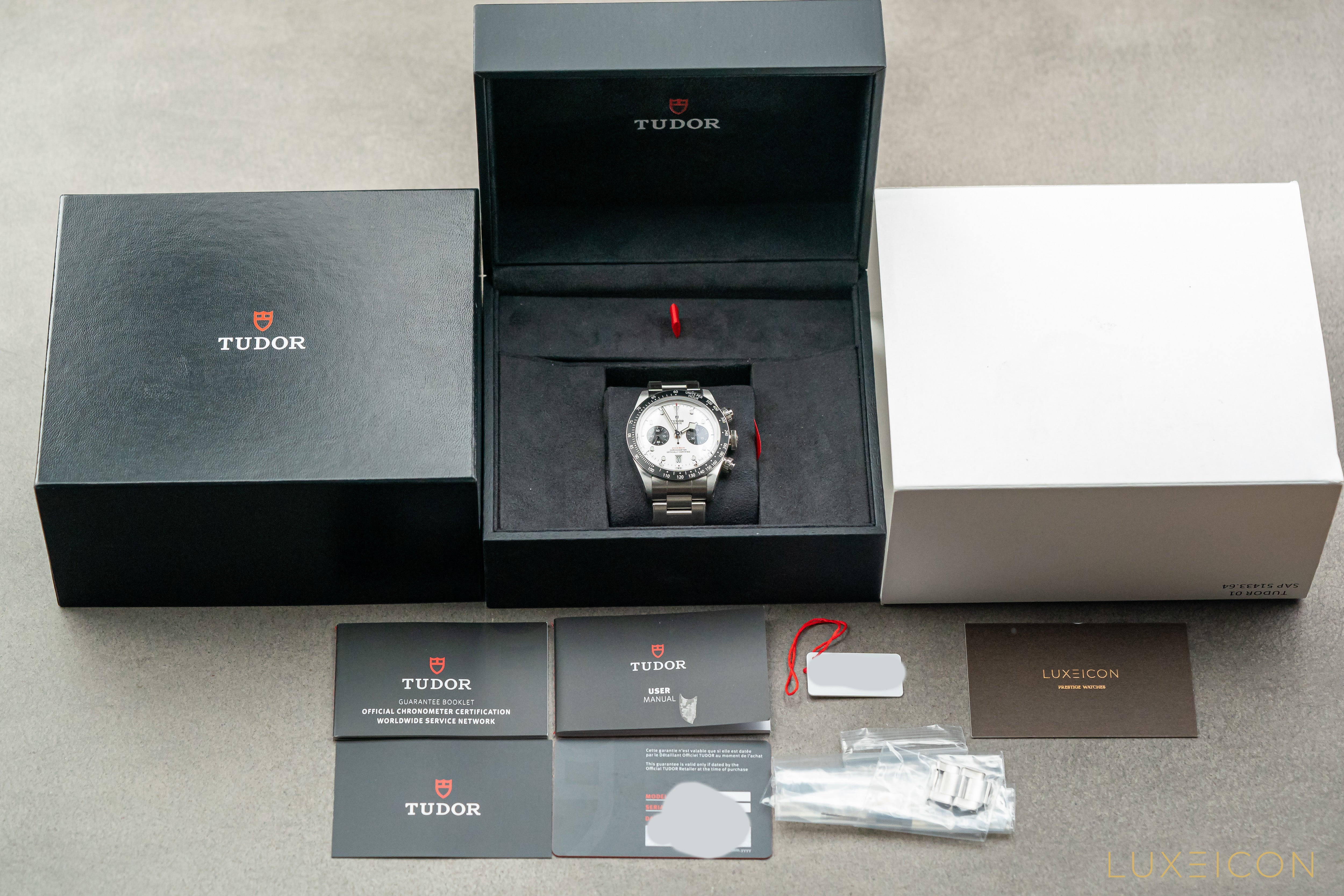 Tudor Heritage Black Bay Chronograph Panda white Dial Bracelet 79360N 2021