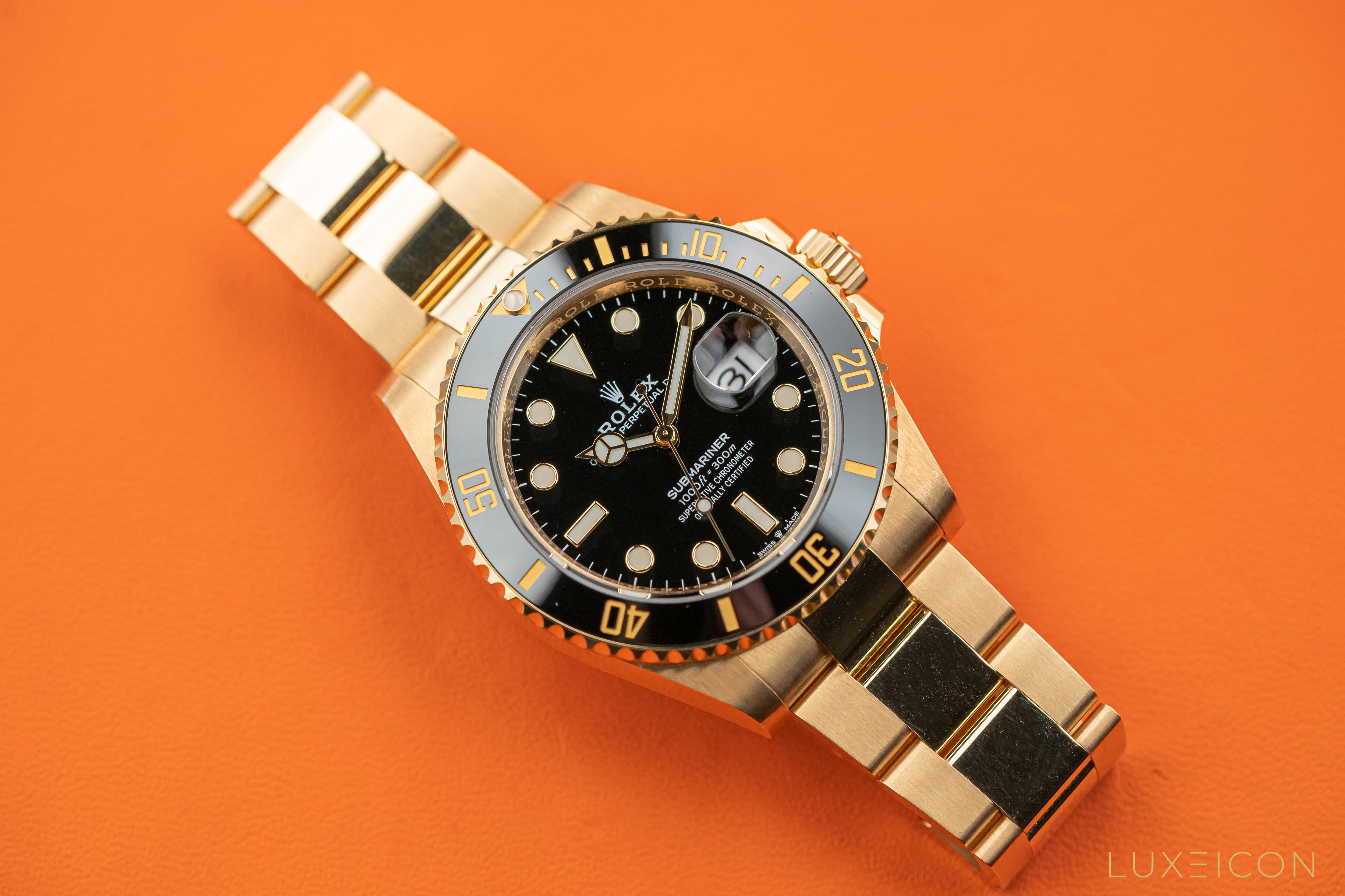 Rolex Submariner Date 41mm Black Dial Yellow Gold 126618LN